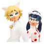 Voir la diapositive 2 : BANDAI Pack Mariage Miraculous Lady Bug et Chat Noir