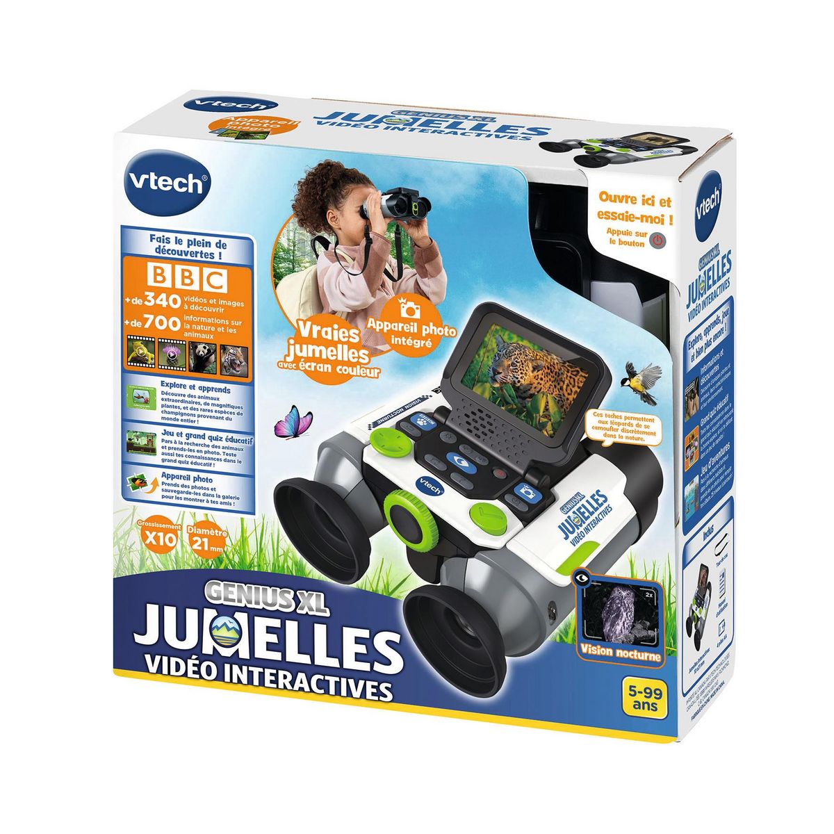 VTECH Genius XL Jumelles vidéo interactive