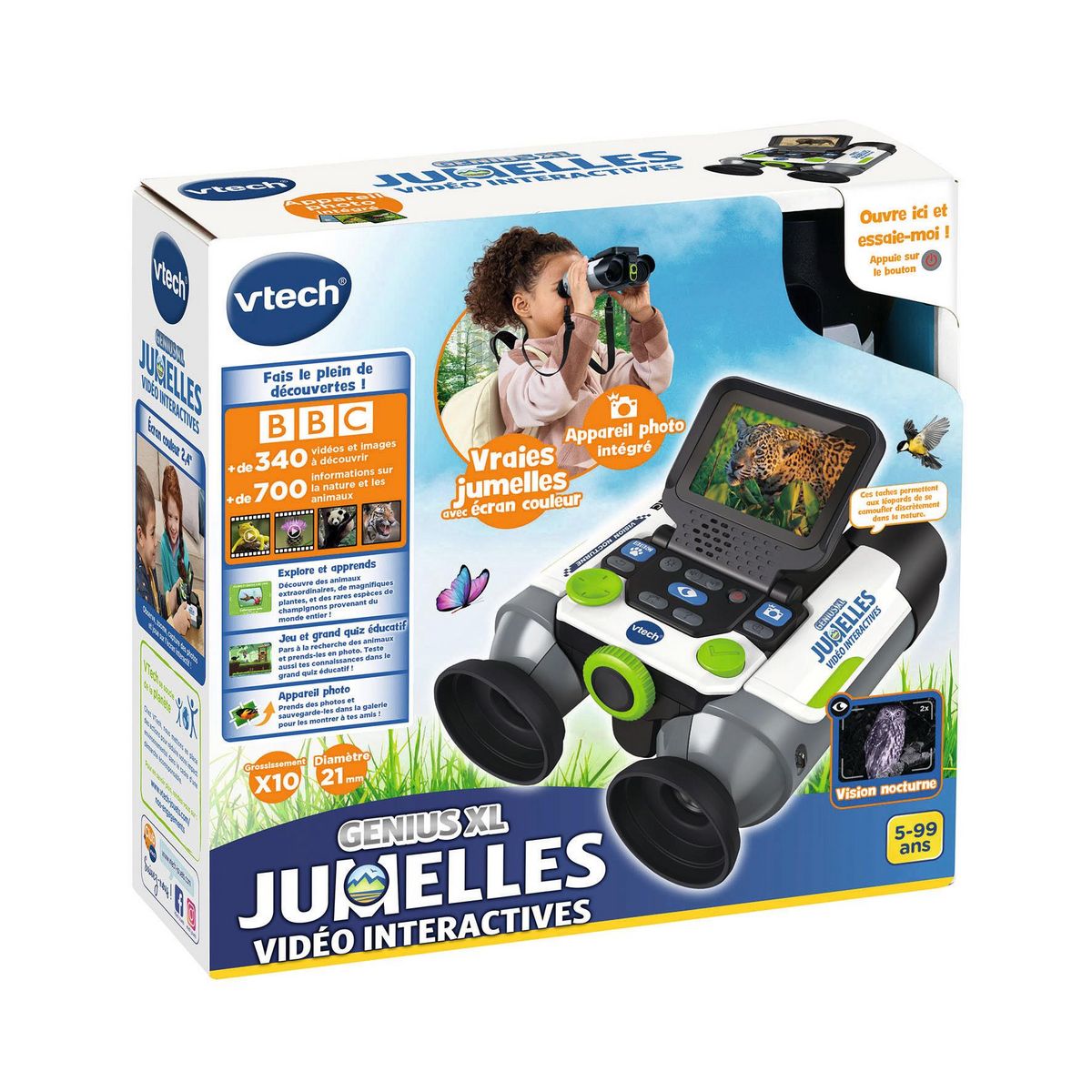 VTECH Genius XL Jumelles vidéo interactive