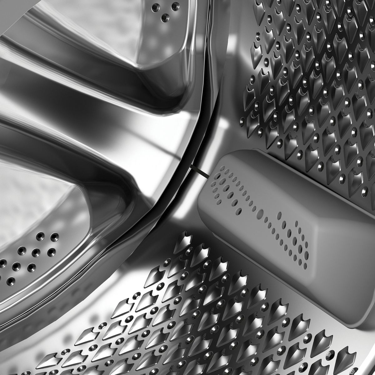 BEKO Lave linge hublot à induction  WM1015CHS, 10 kg, 1200 T/min, B