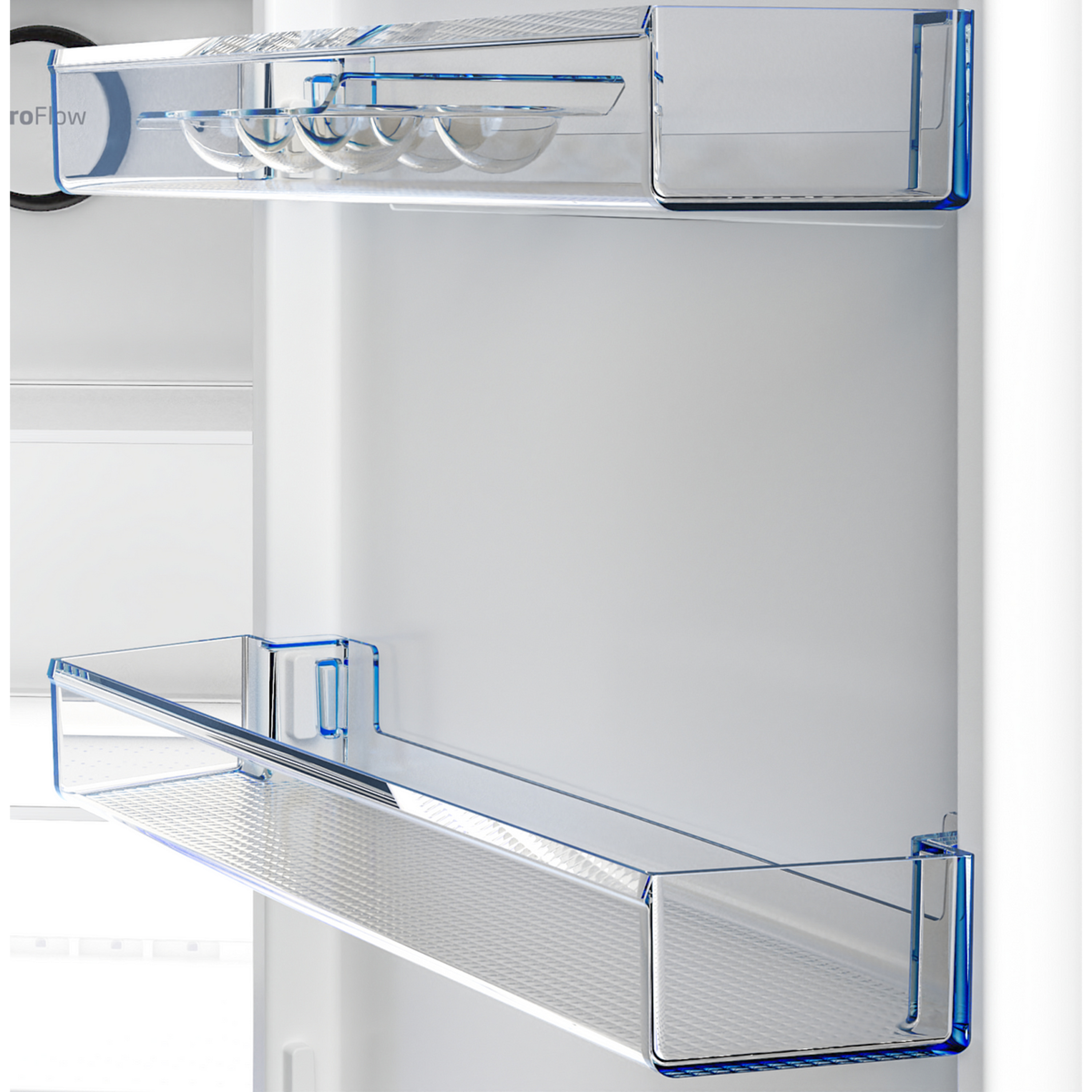 Voir la diapositive 5 : BEKO Réfrigérateur combiné B1RCNE404G, 355 L, Froid ventilé No Frost, E