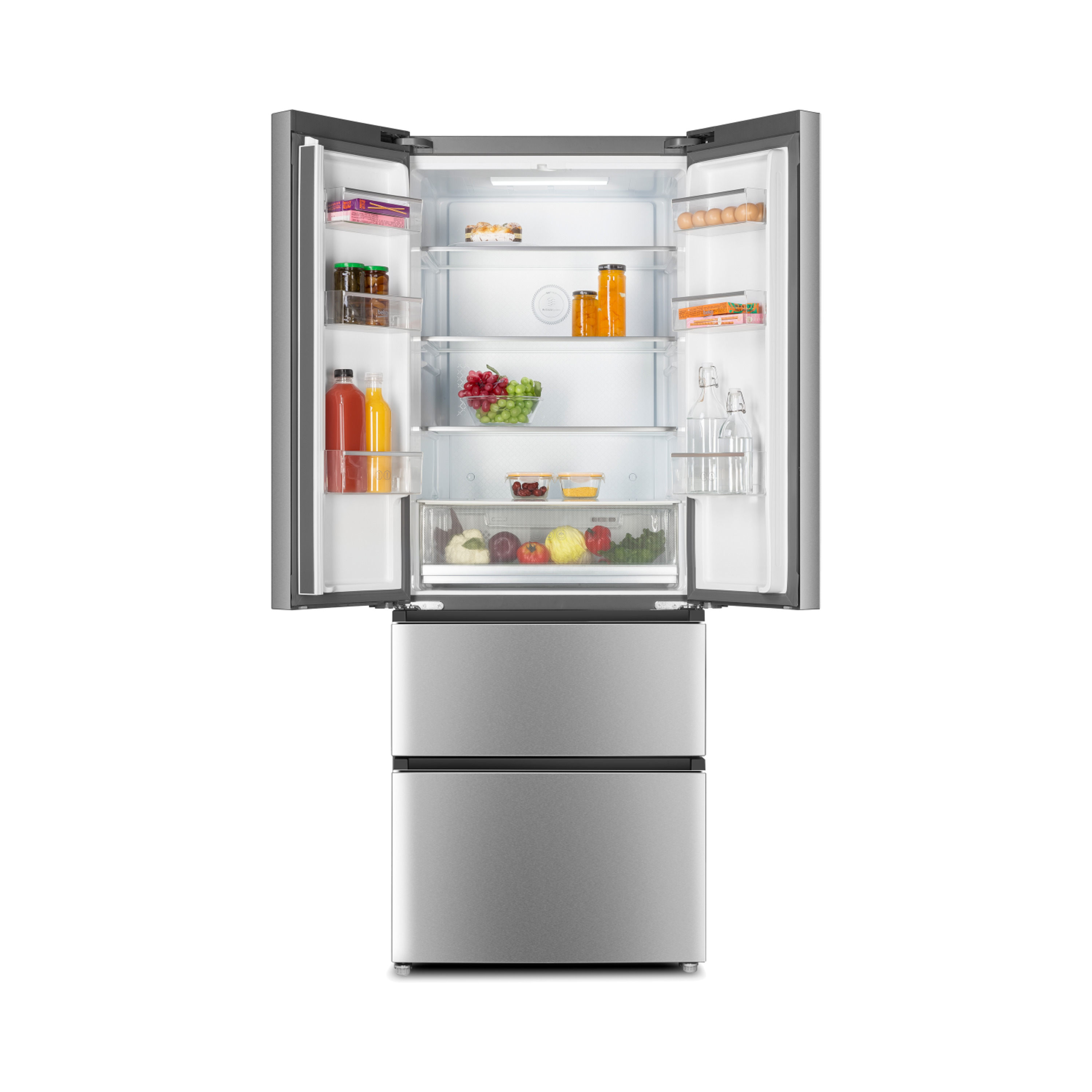 Voir la diapositive 2 : BEKO Réfrigérateur multi-portes GNO43622XPN, 443 L, Froid ventilé No Frost, E