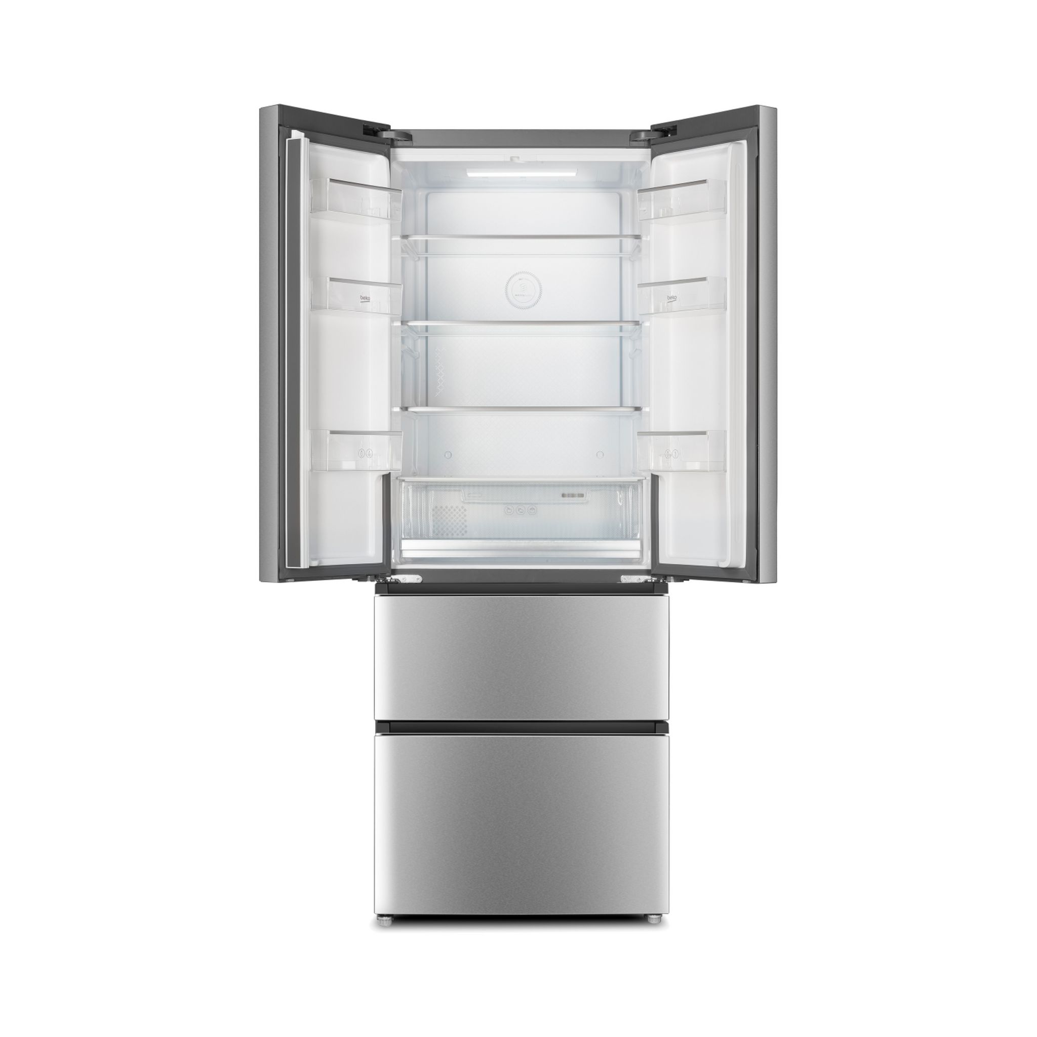 Voir la diapositive 4 : BEKO Réfrigérateur multi-portes GNO43622XPN, 443 L, Froid ventilé No Frost, E