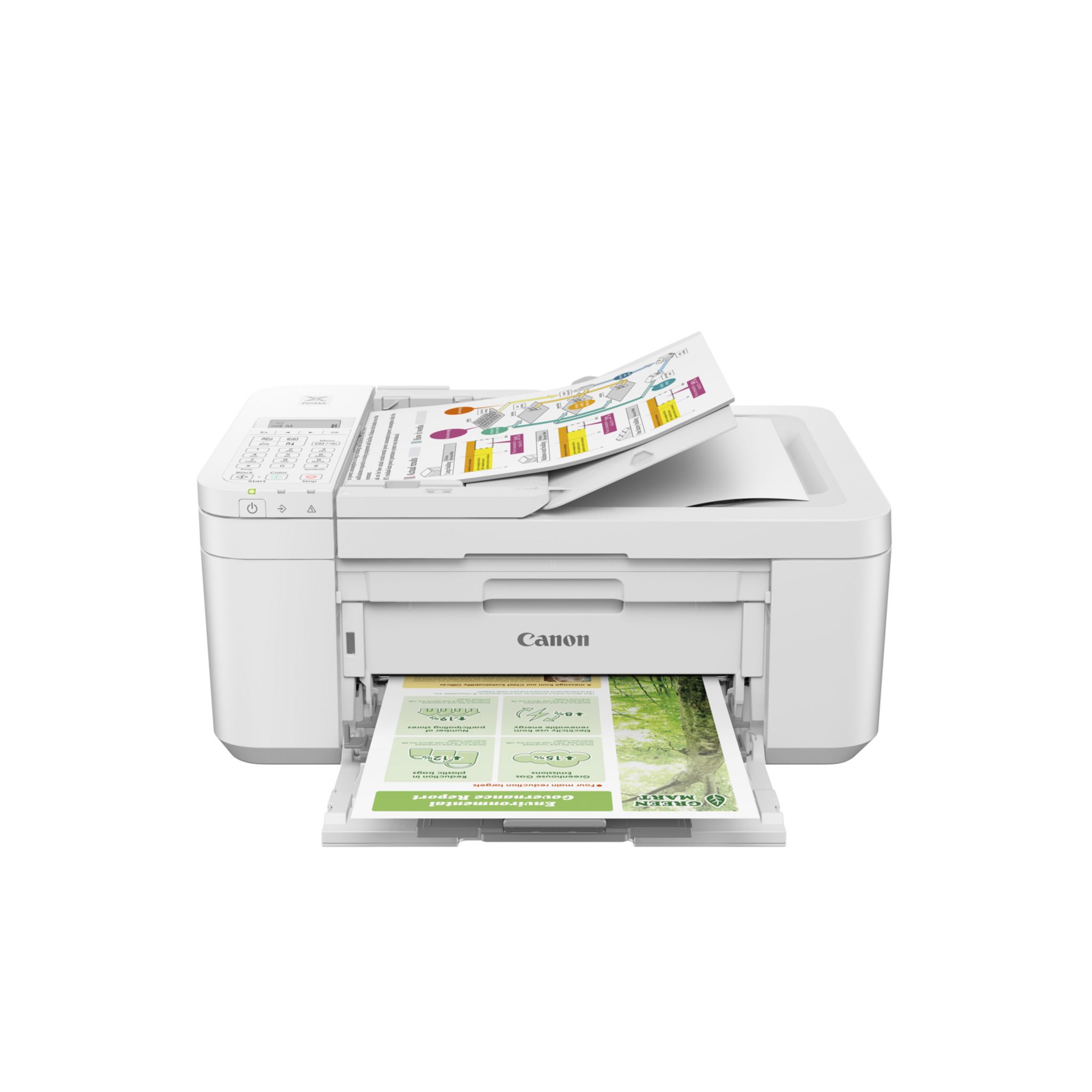Voir la diapositive 2 : CANON Imprimante multifonction TR4751I - Blanc