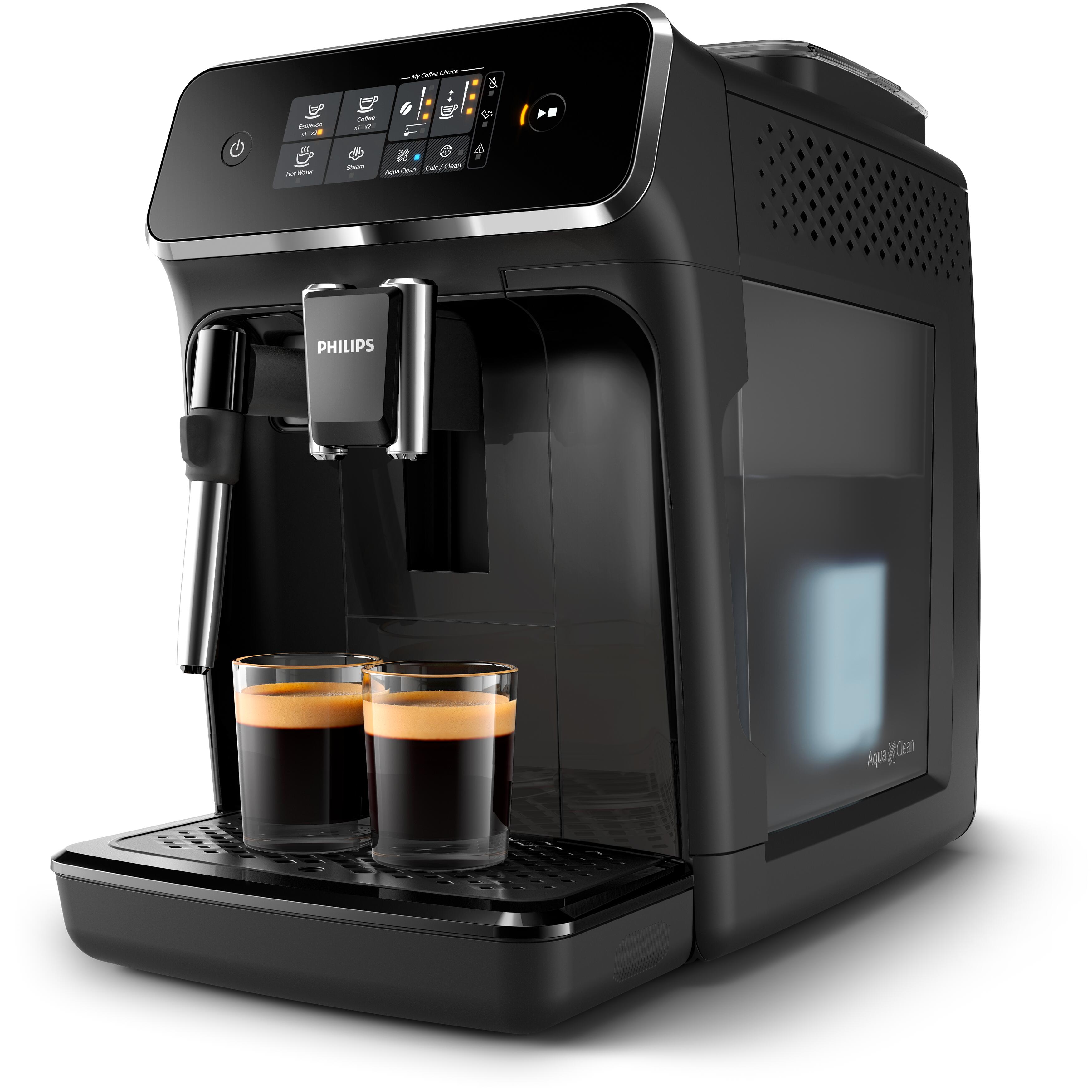 Voir la diapositive 2 : PHILIPS Machine à café expresso avec broyeur à grains EP2225/10 - Noir