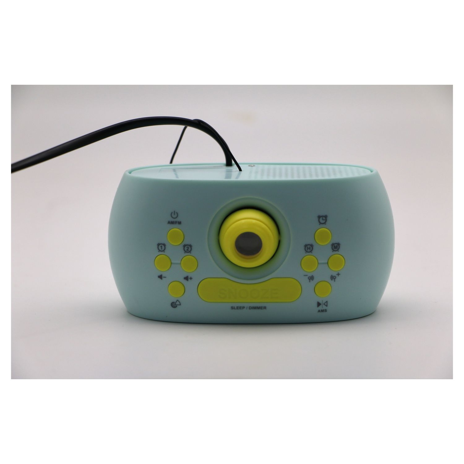 Voir la diapositive 3 : QILIVE Radio réveil avec projecteur Q1843 - Bleu et vert