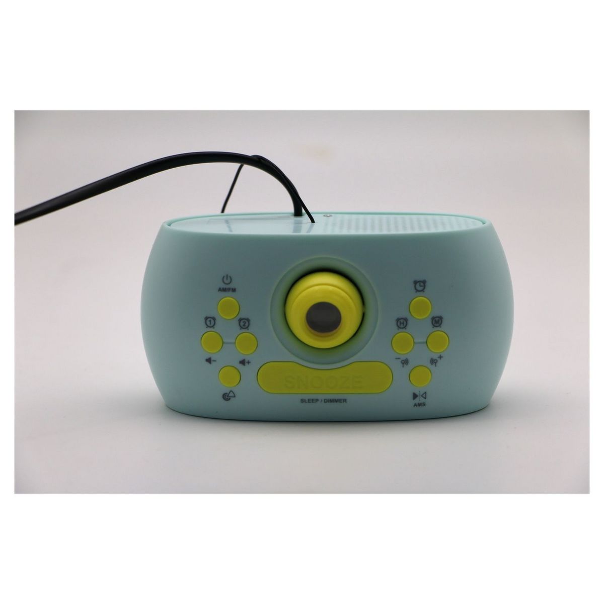 QILIVE Radio réveil avec projecteur Q1843 - Bleu et vert