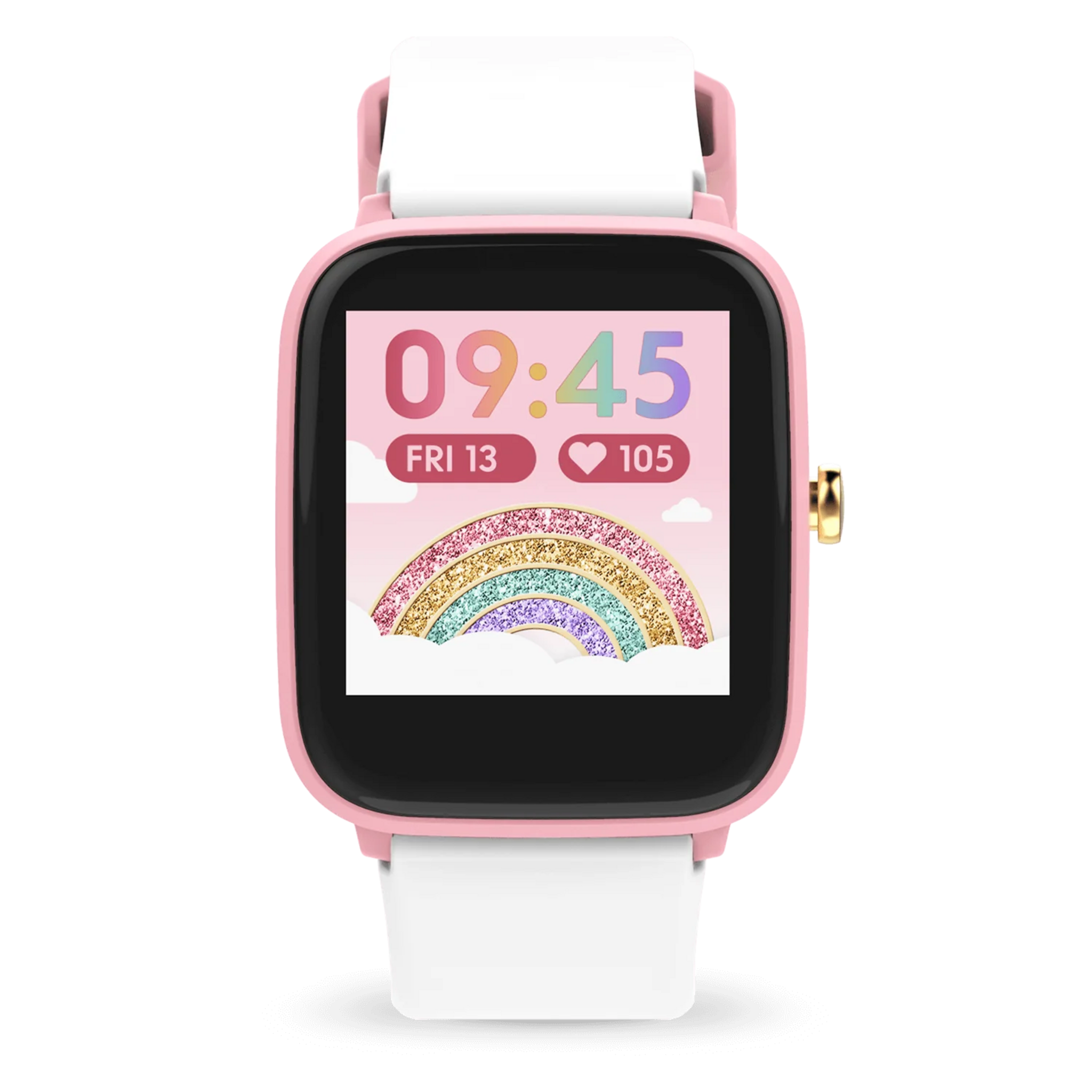 Voir la diapositive 2 : ICE-WATCH Montre connectée Smart Junior - Rose et Blanc
