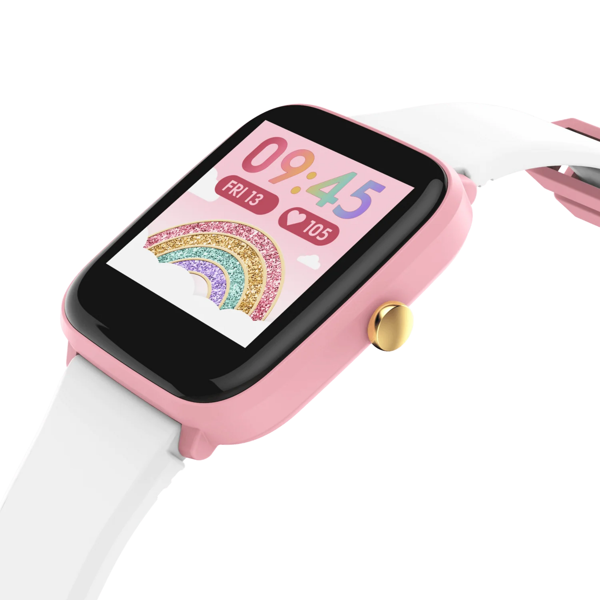 Voir la diapositive 4 : ICE-WATCH Montre connectée Smart Junior - Rose et Blanc