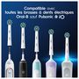 Voir la diapositive 6 : ORAL-B Lot de 8 brossettes Cross Action - Blanc