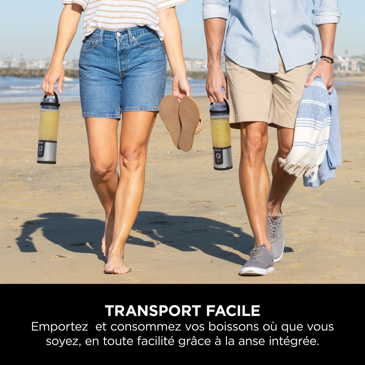 NINJA Blender sans fil BC151EUBK - Gris