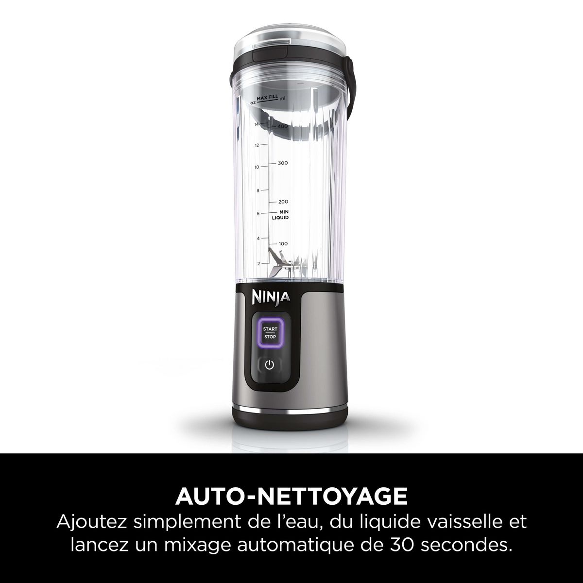 NINJA Blender sans fil BC151EUBK - Gris