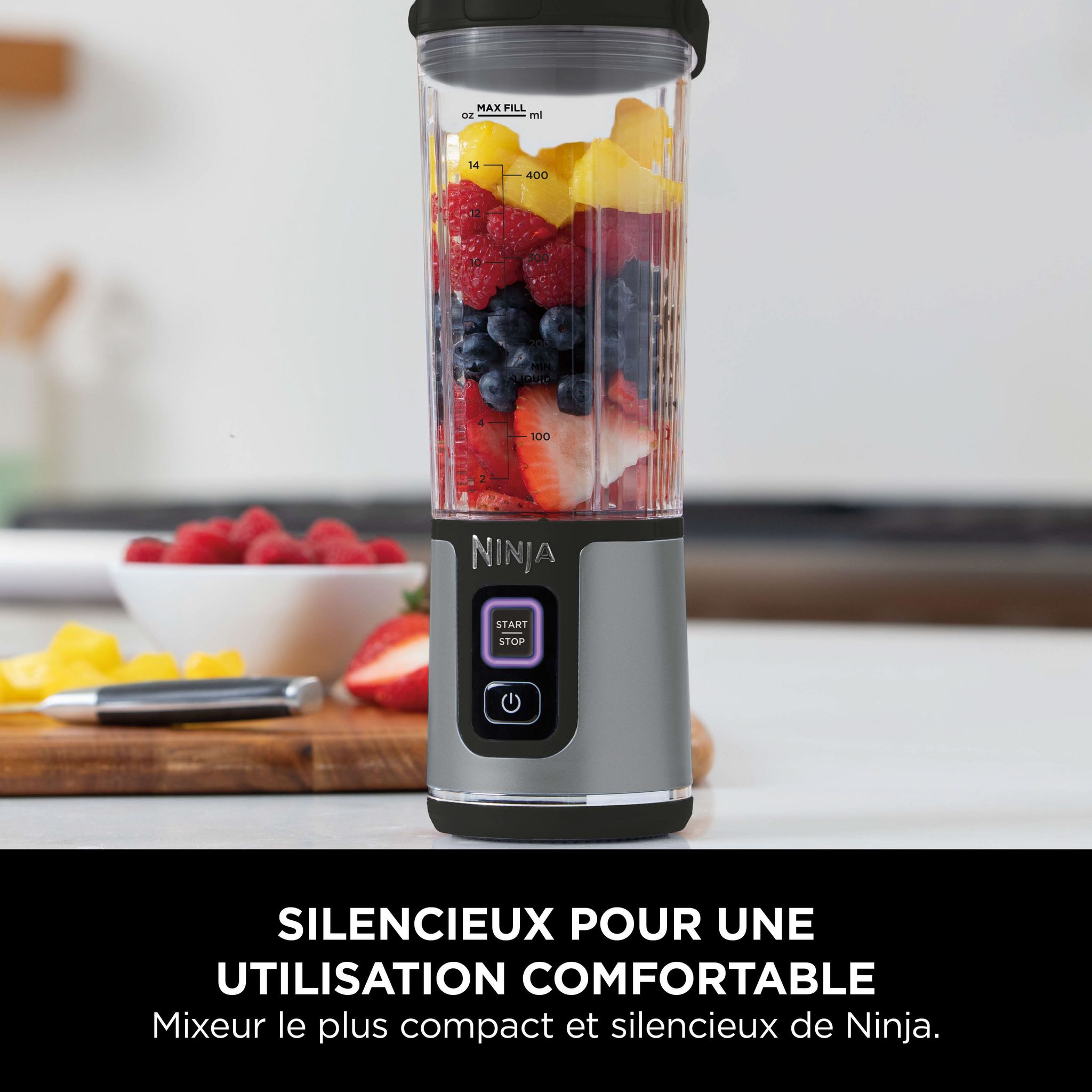 Voir la diapositive 10 : NINJA Blender sans fil BC151EUBK - Gris