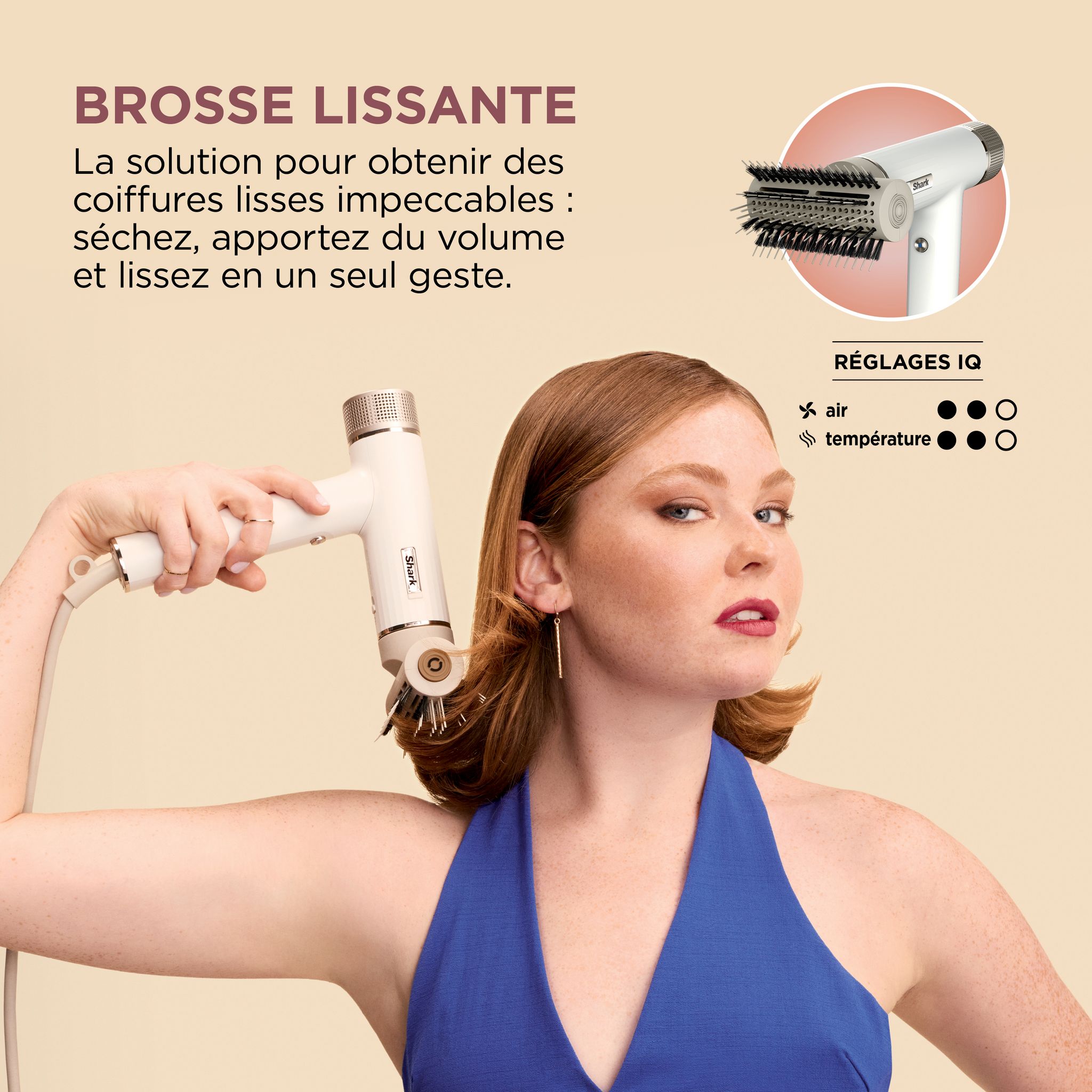 Voir la diapositive 11 : SHARK Sèche cheveux SPEEDSTYLE HD333EU - Blanc