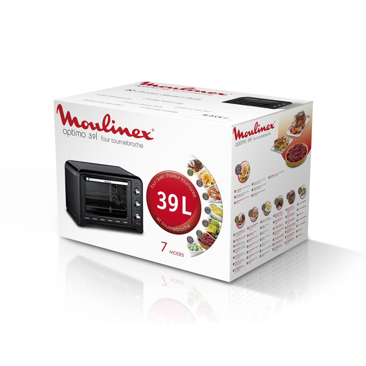 MOULINEX Mini four multifonction OX485810 - Capacité 39 L - Noir