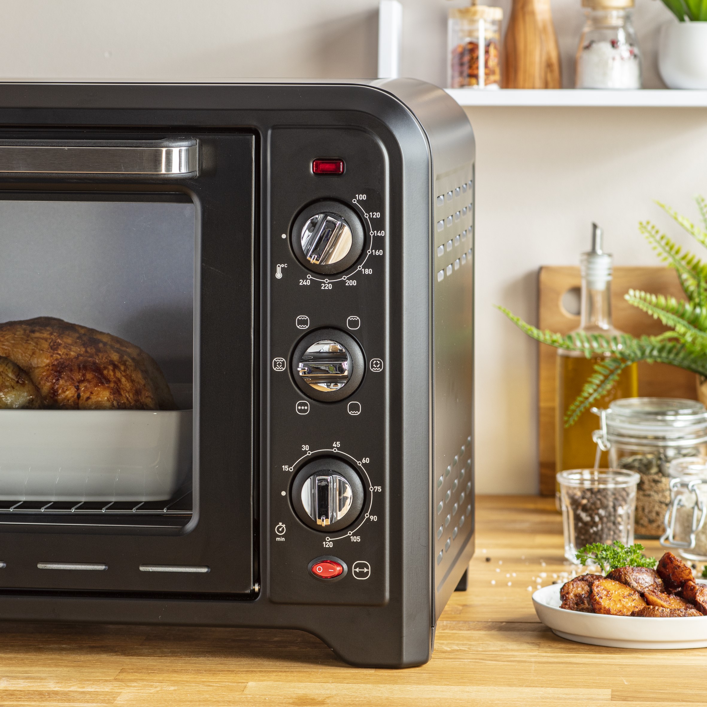 Voir la diapositive 6 : MOULINEX Mini four multifonction OX485810 - Capacité 39 L - Noir