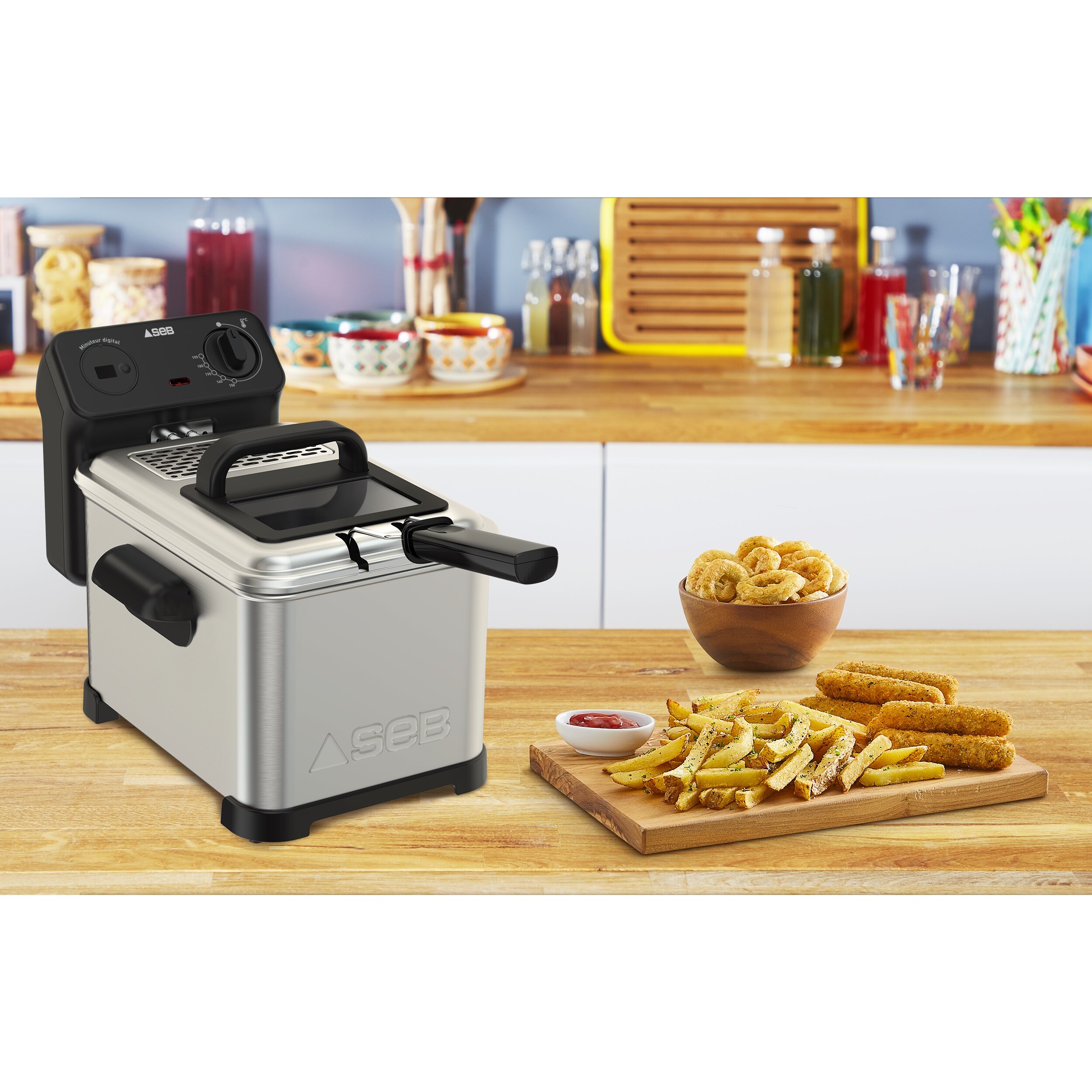 Voir la diapositive 2 : SEB Friteuse semi professionnelle FR506D00 - Gris