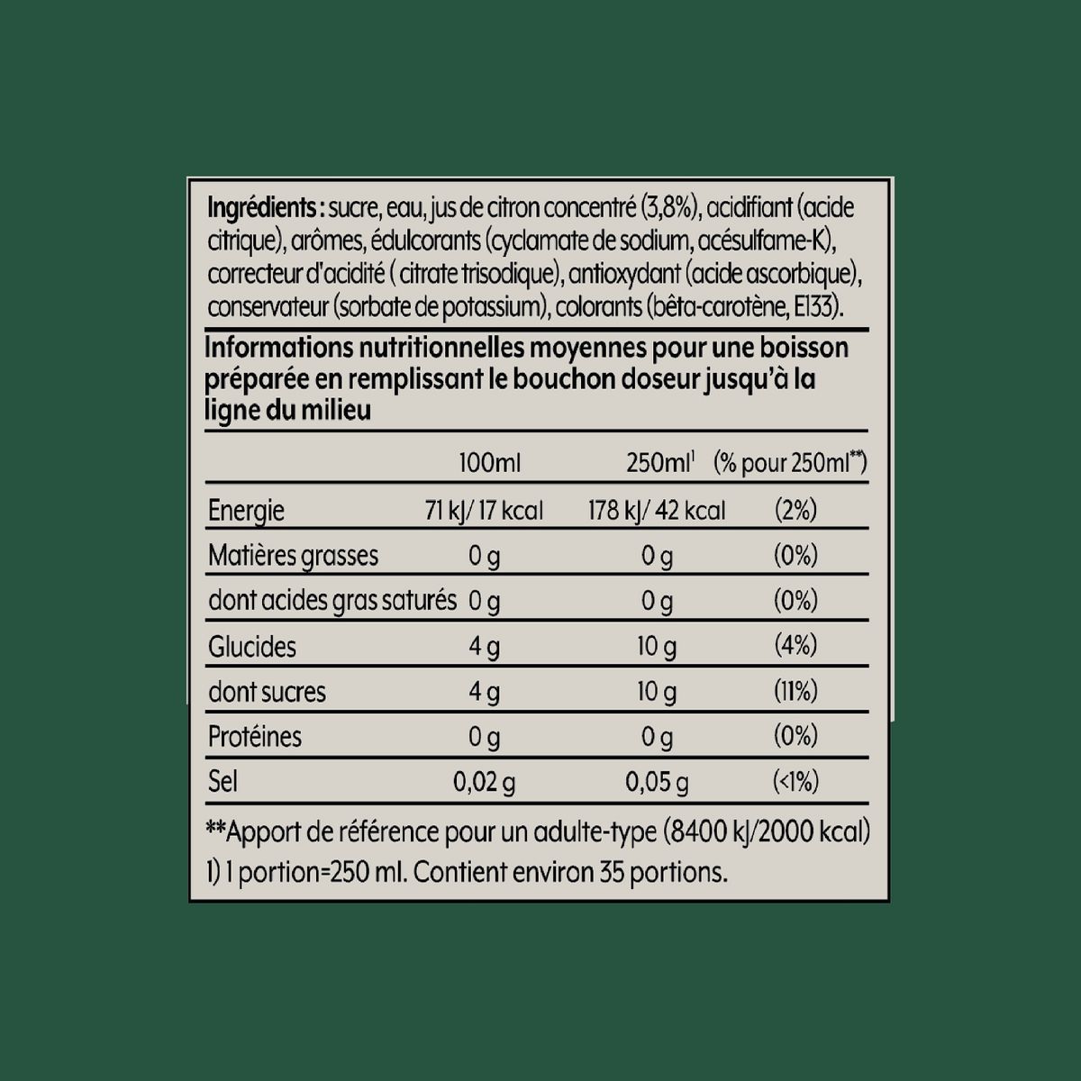 SODASTREAM Concentré à soda Mojito sans alcool