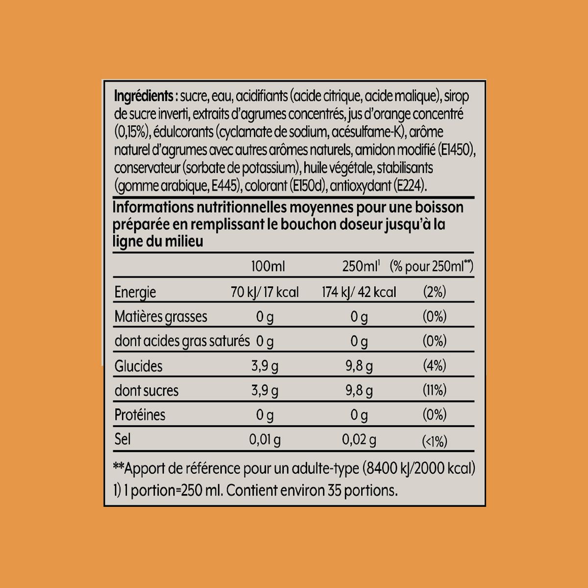 SODASTREAM Concentré à soda Agrumes