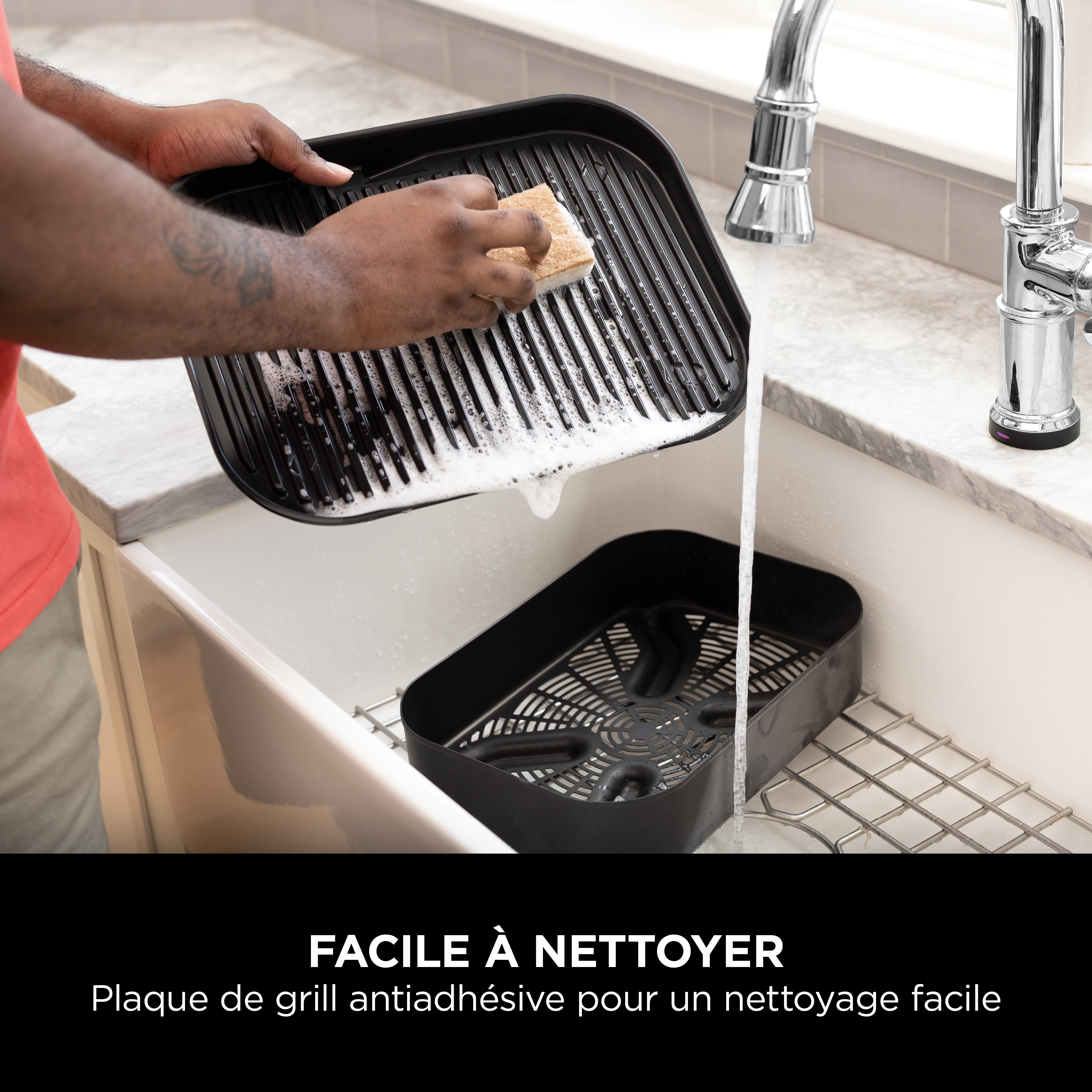 Voir la diapositive 17 : NINJA Barbecue électrique et fumoir Woodfire OG701EU - Noir