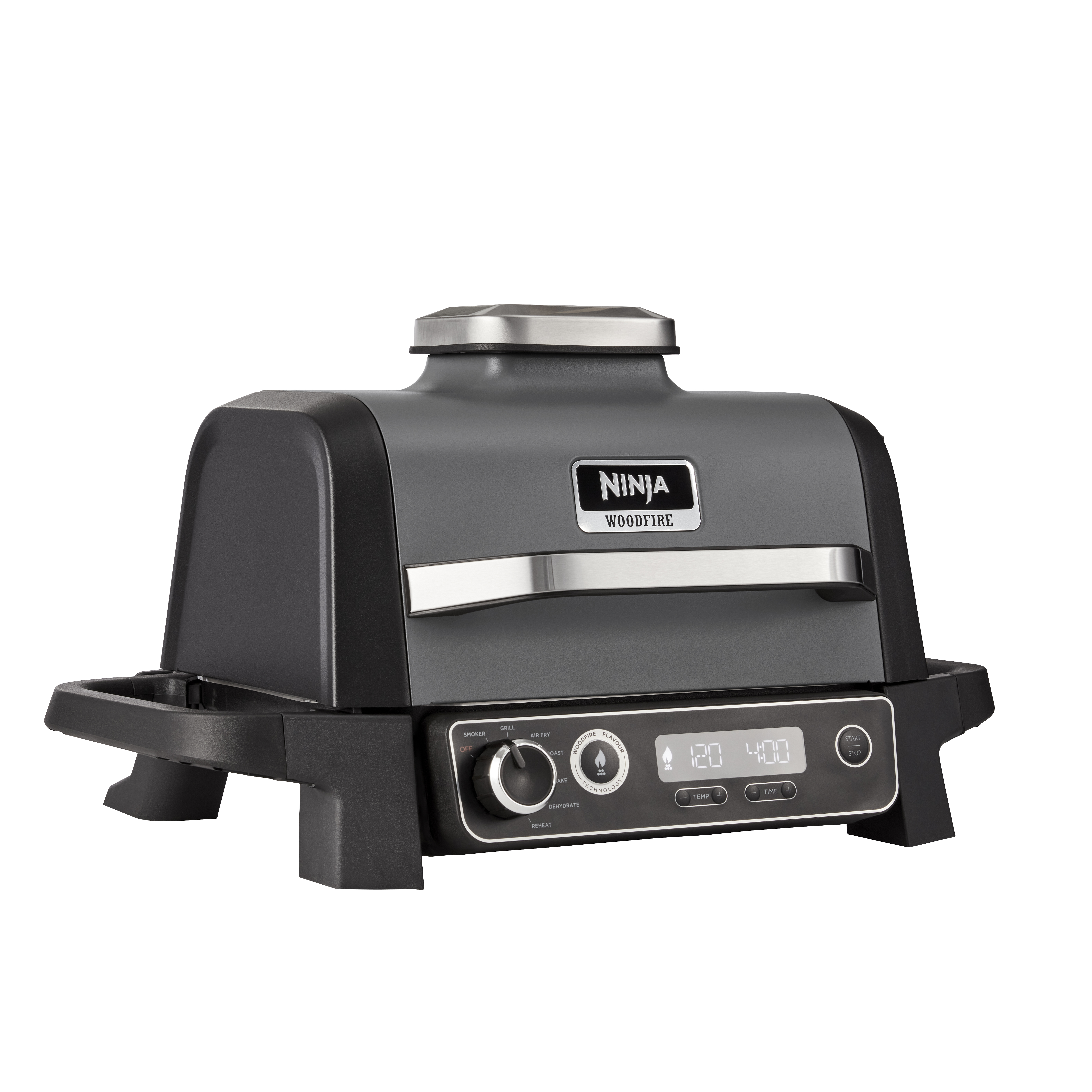 Voir la diapositive 3 : NINJA Barbecue électrique et fumoir Woodfire OG701EU - Noir