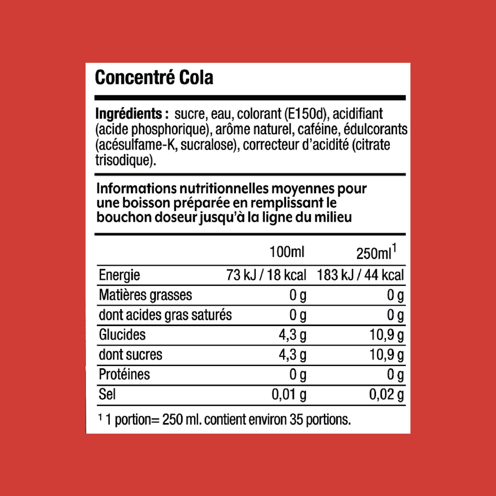 Voir la diapositive 8 : SODASTREAM Concentré à soda Cola