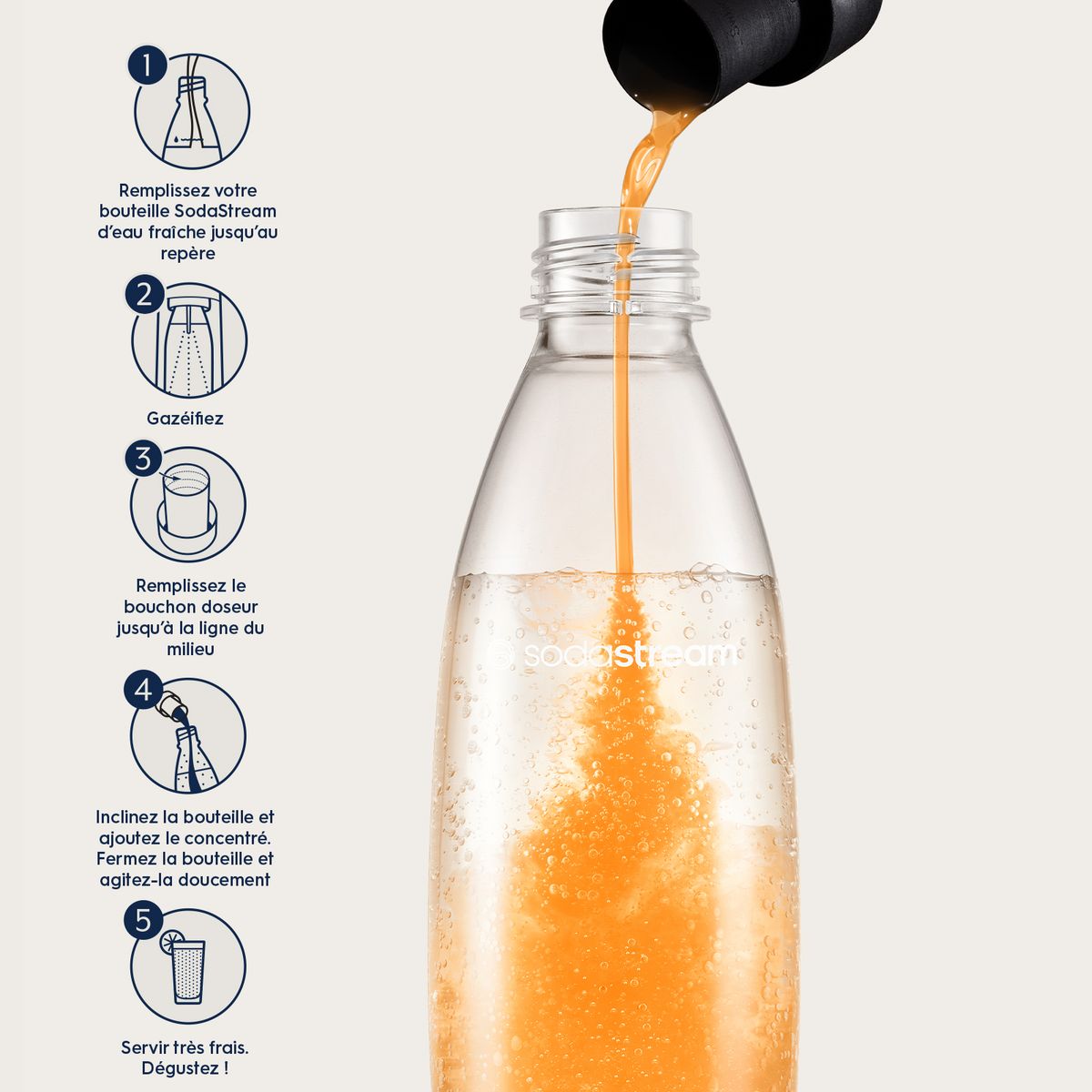 SODASTREAM Concentré à soda Orange