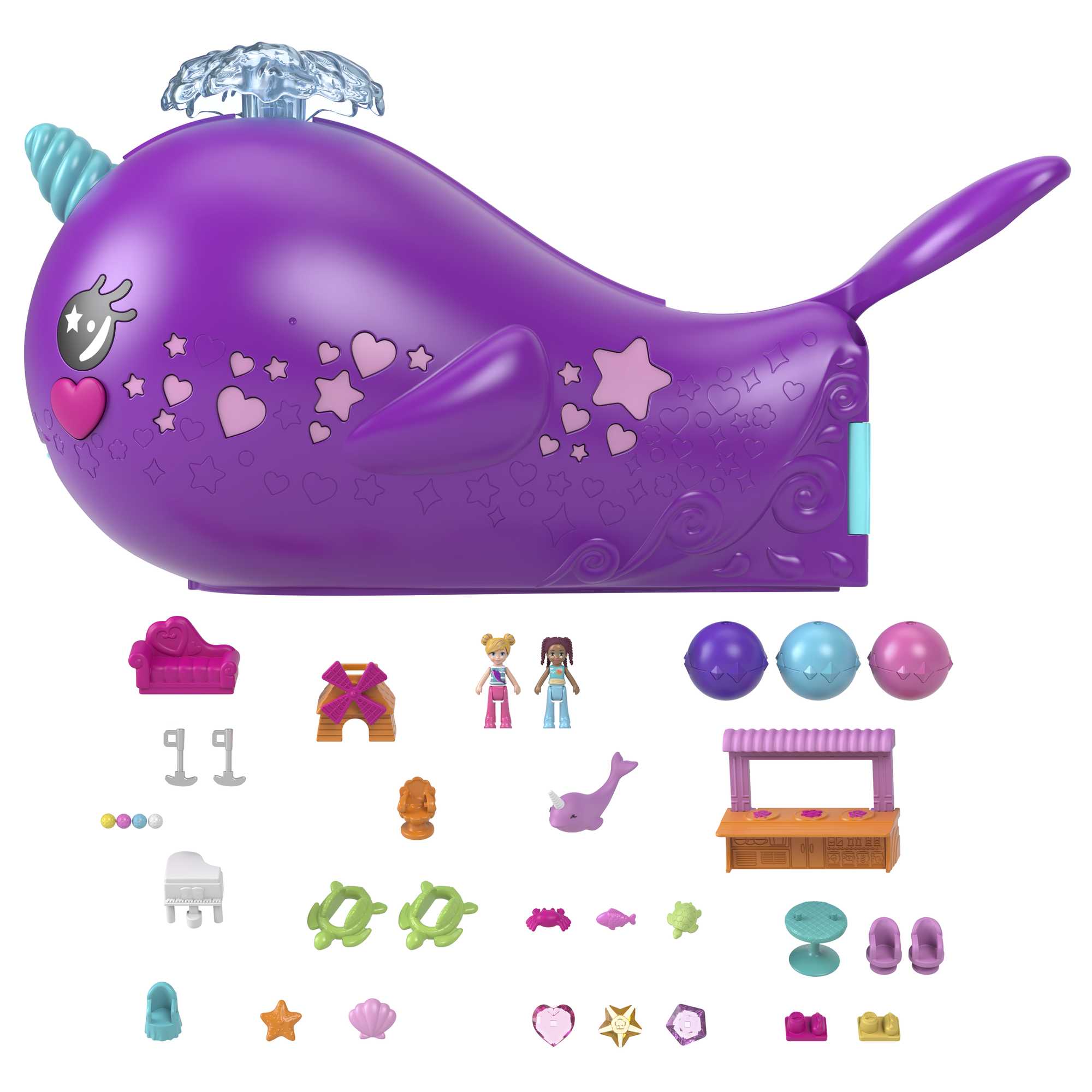 Voir la diapositive 2 : MATTEL Bateau Les aventures du Narval Polly Pocket