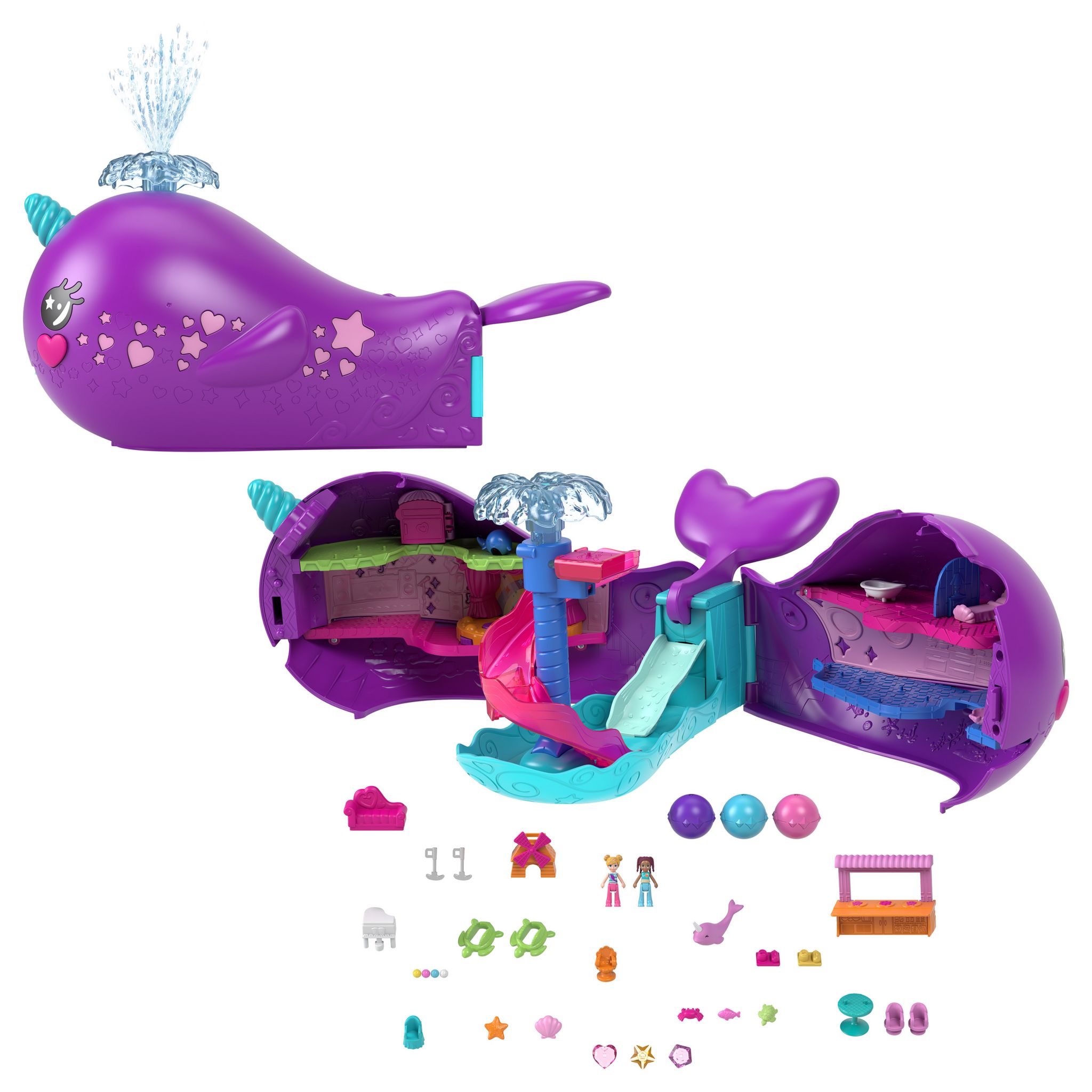 Voir la diapositive 4 : MATTEL Bateau Les aventures du Narval Polly Pocket