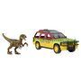 Voir la diapositive 2 : MATTEL Zone de carambolage et d'attaque Ford Explorer Jurassic World