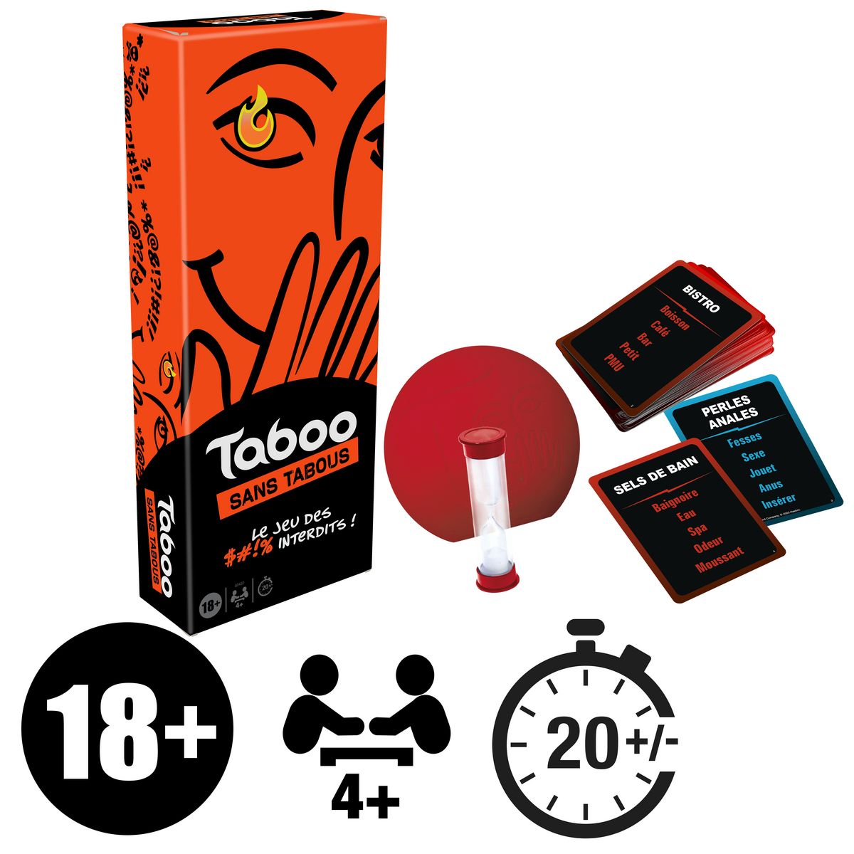 HASBRO Jeu Taboo sans Tabous