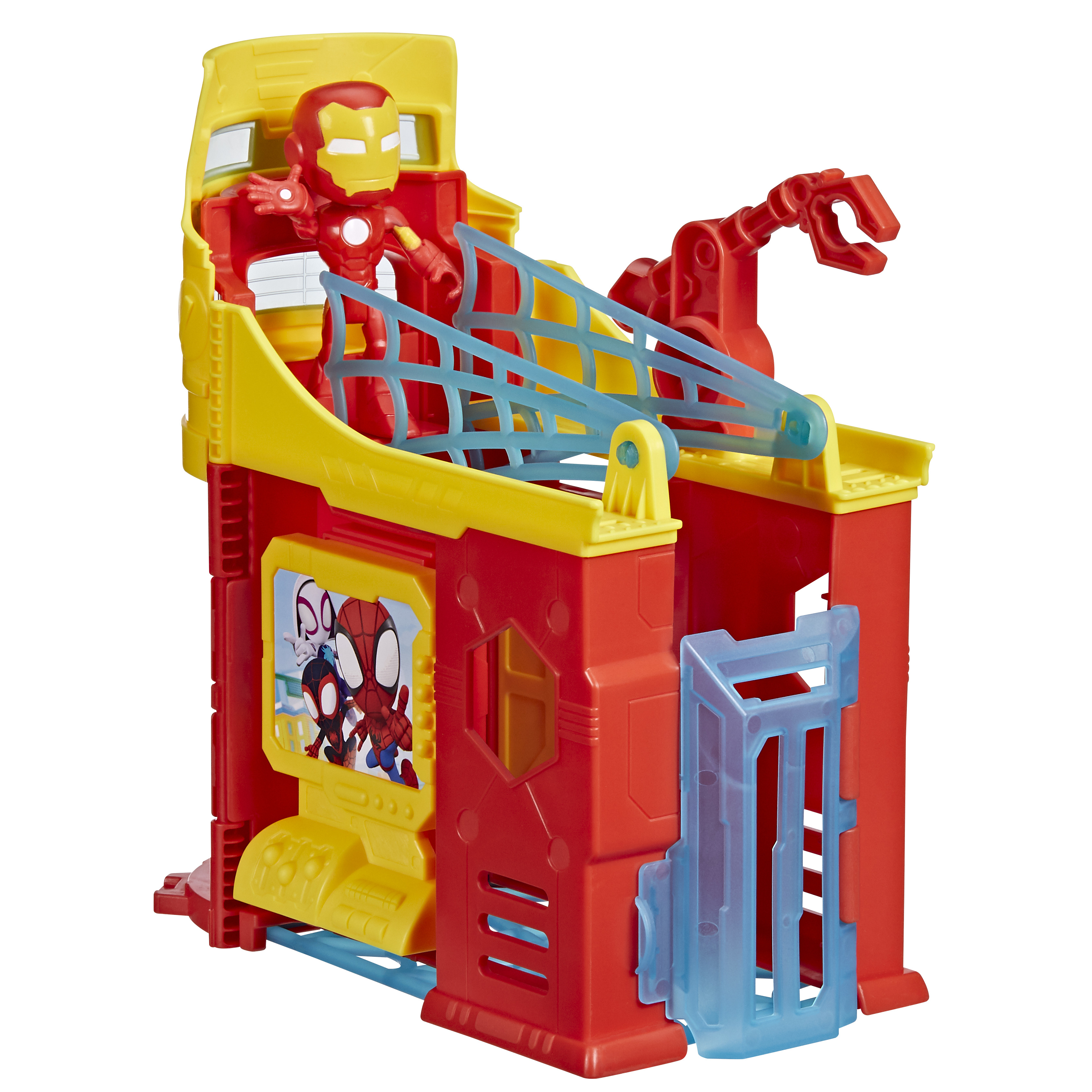 Voir la diapositive 3 : HASBRO Quartier Général d'Iron Man Spidey Amazing Friends