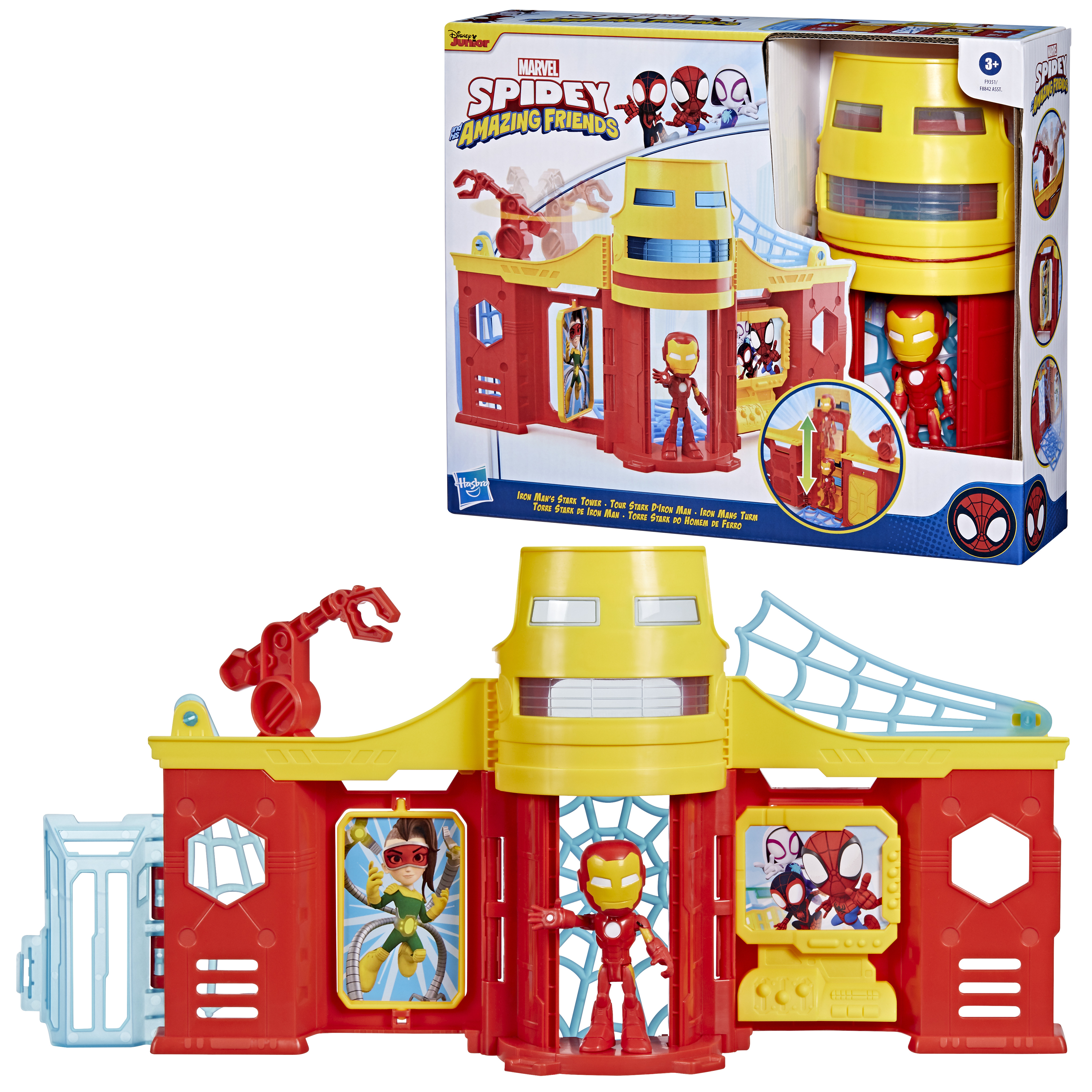 Voir la diapositive 5 : HASBRO Quartier Général d'Iron Man Spidey Amazing Friends