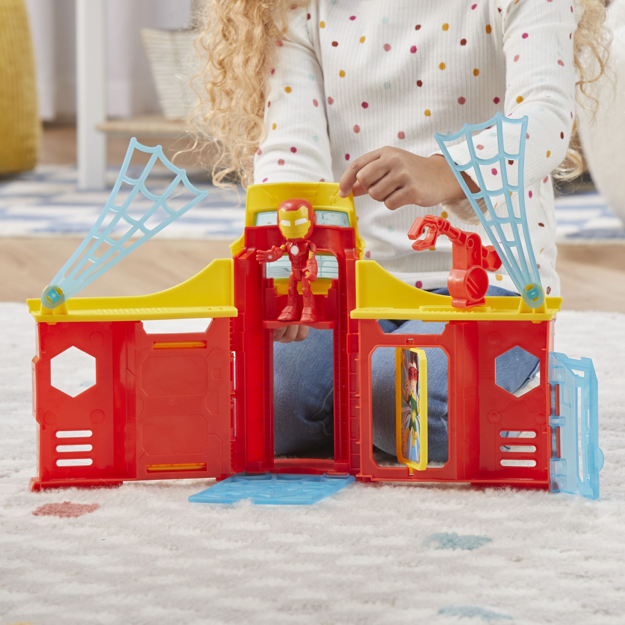 Voir la diapositive 6 : HASBRO Quartier Général d'Iron Man Spidey Amazing Friends