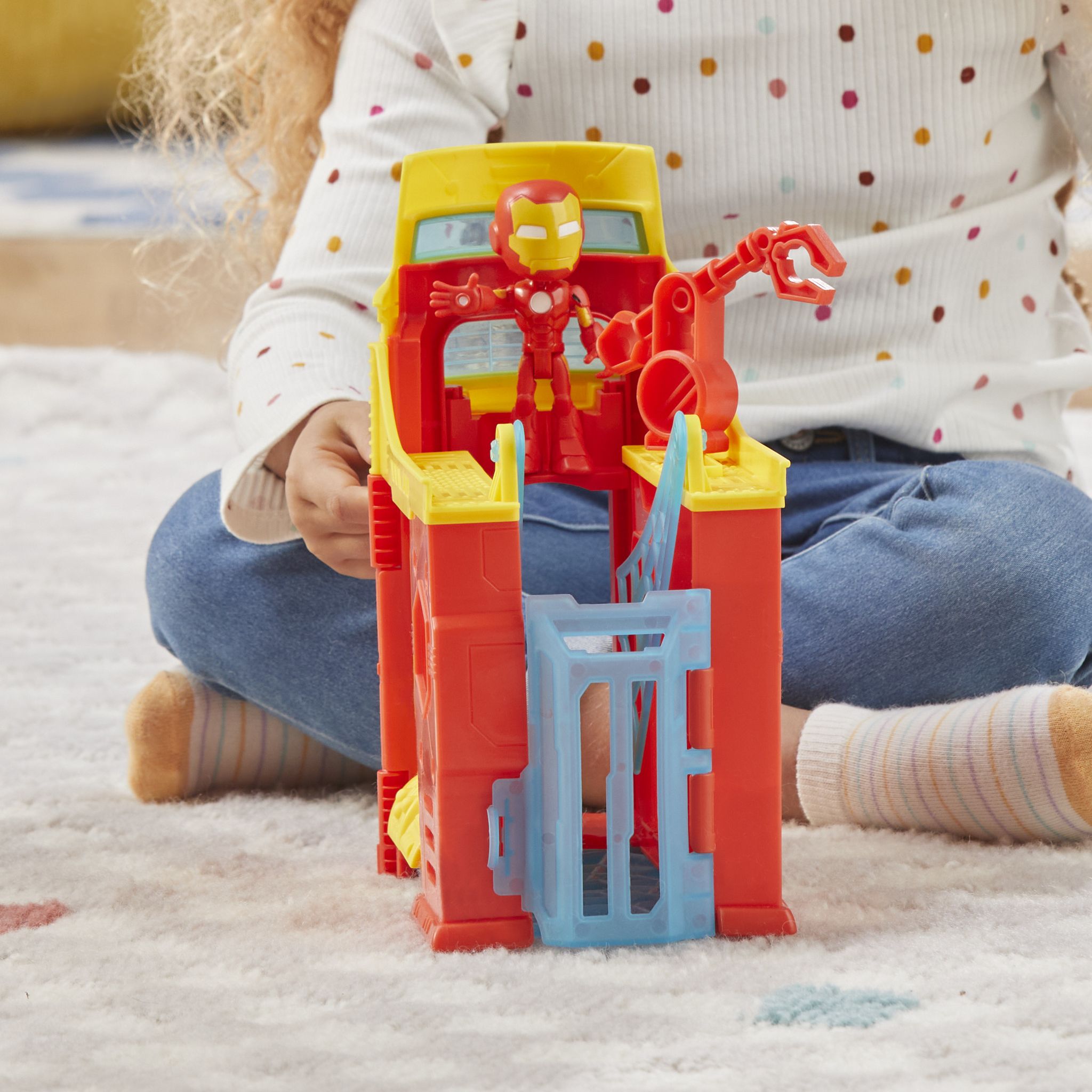 Voir la diapositive 7 : HASBRO Quartier Général d'Iron Man Spidey Amazing Friends