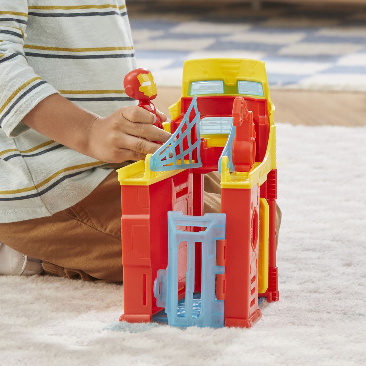 HASBRO Quartier Général d'Iron Man Spidey Amazing Friends