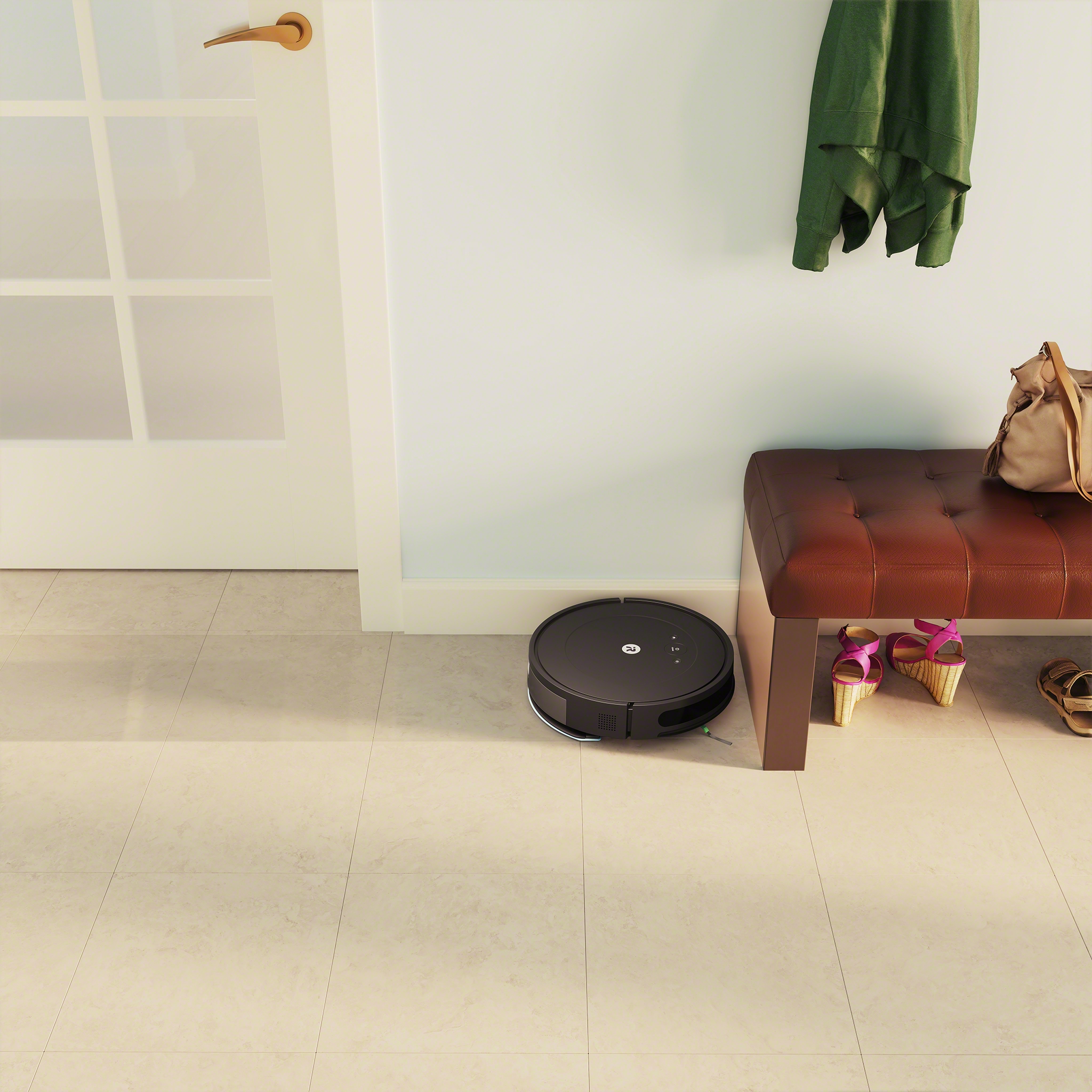 Voir la diapositive 6 : IROBOT Aspirateur robot laveur Roomba combo essential Y011040 - Noir