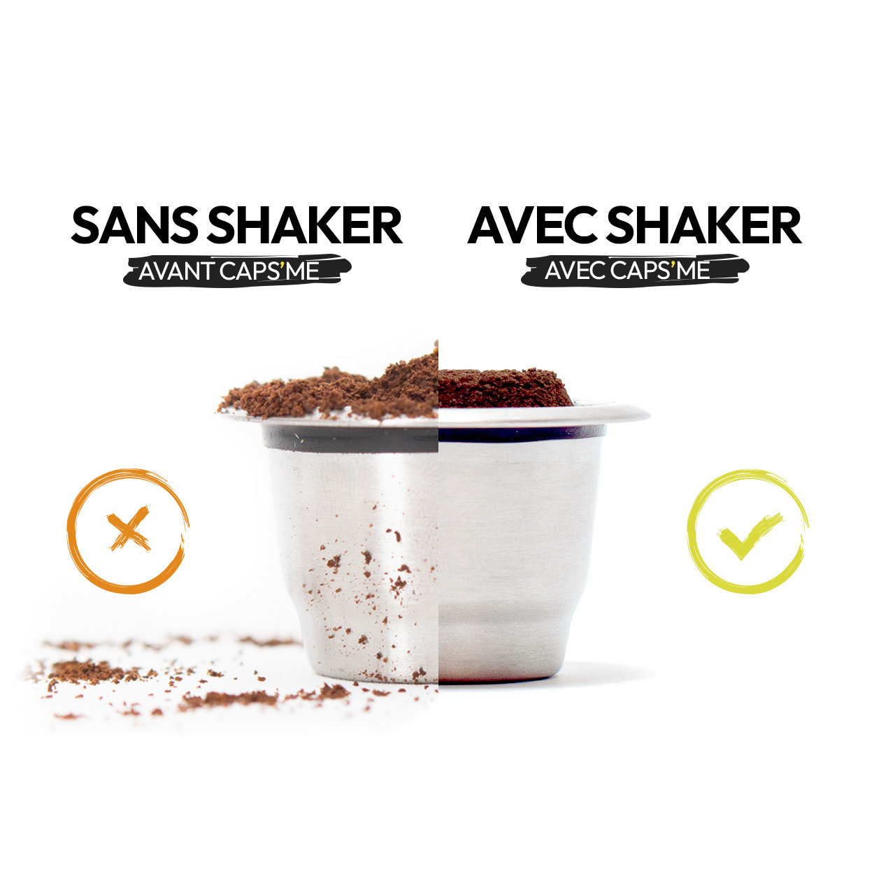 Voir la diapositive 6 : CAPS'ME Coffret capsules réutilisables - Noir