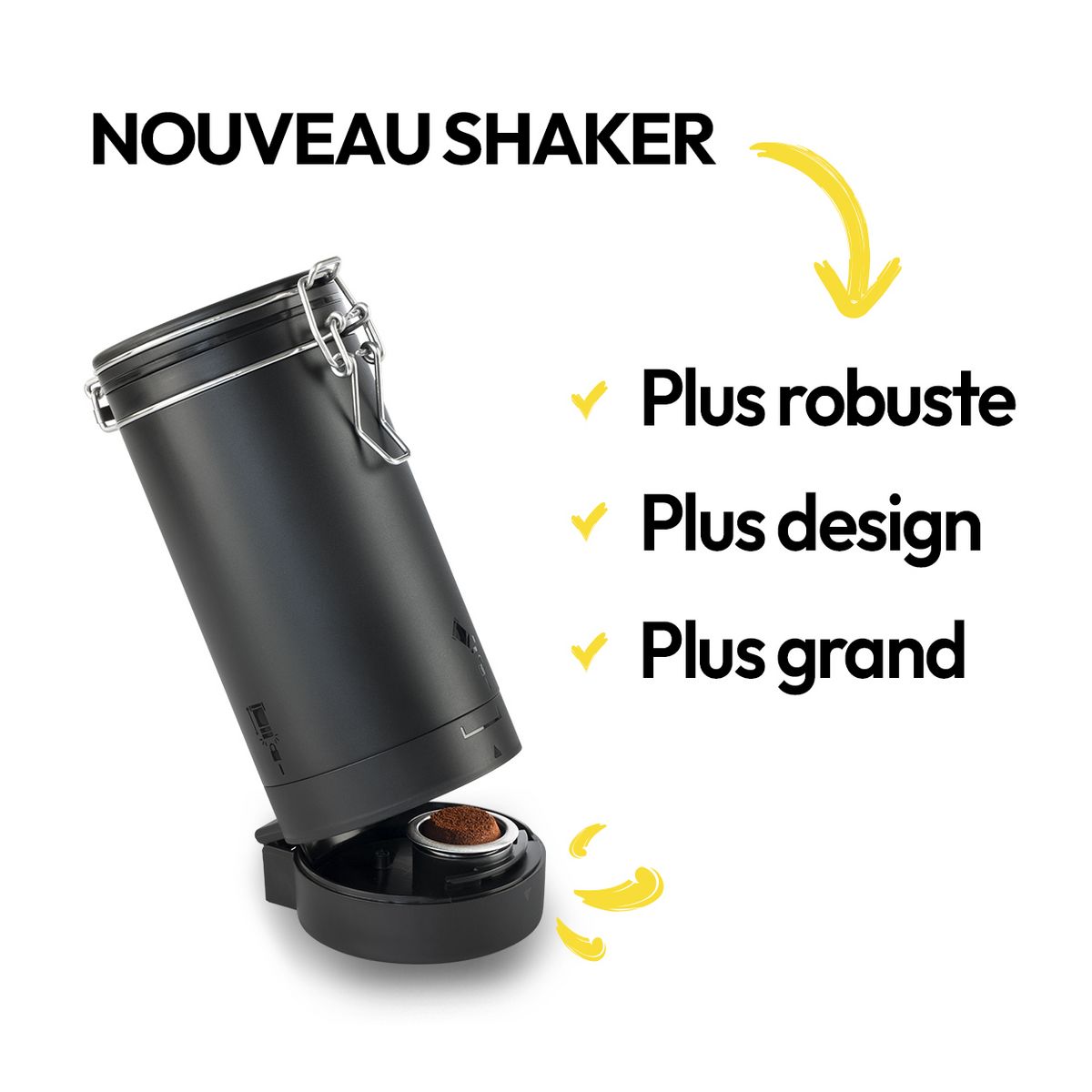CAPS'ME Coffret capsules réutilisables - Noir