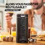 Voir la diapositive 9 : CAPS'ME Coffret capsules réutilisables - Noir