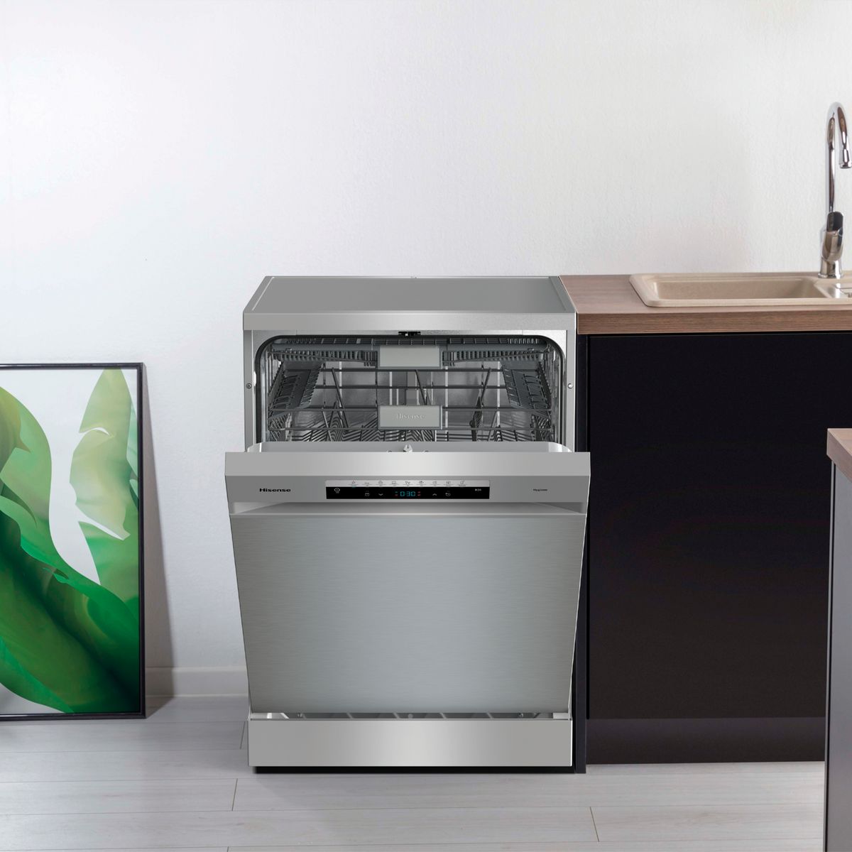 HISENSE Lave vaisselle pose libre HS693C60XAD, 16 couverts, 60 cm, 42 dB, C