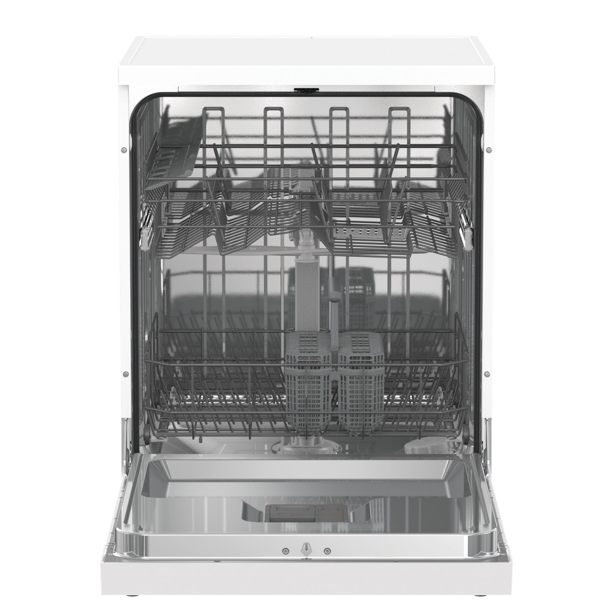 Voir la diapositive 2 : HISENSE Lave vaisselle pose libre HS642E90W, 13 couverts, 60 cm, 47 dB, E
