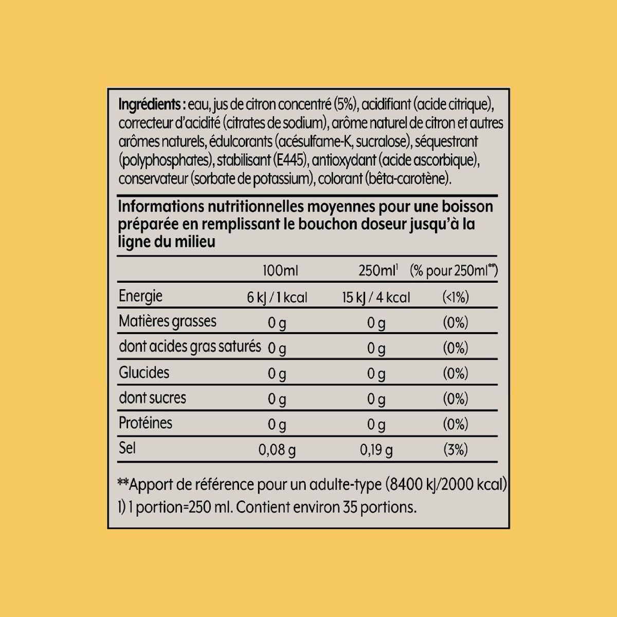 SODASTREAM Concentré à soda Citron