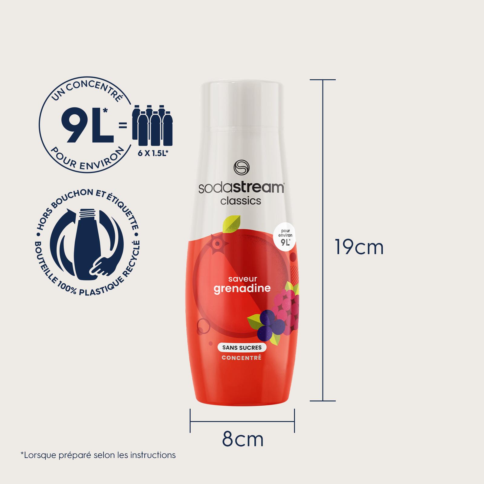 Voir la diapositive 5 : SODASTREAM Concentré à soda Grenadine