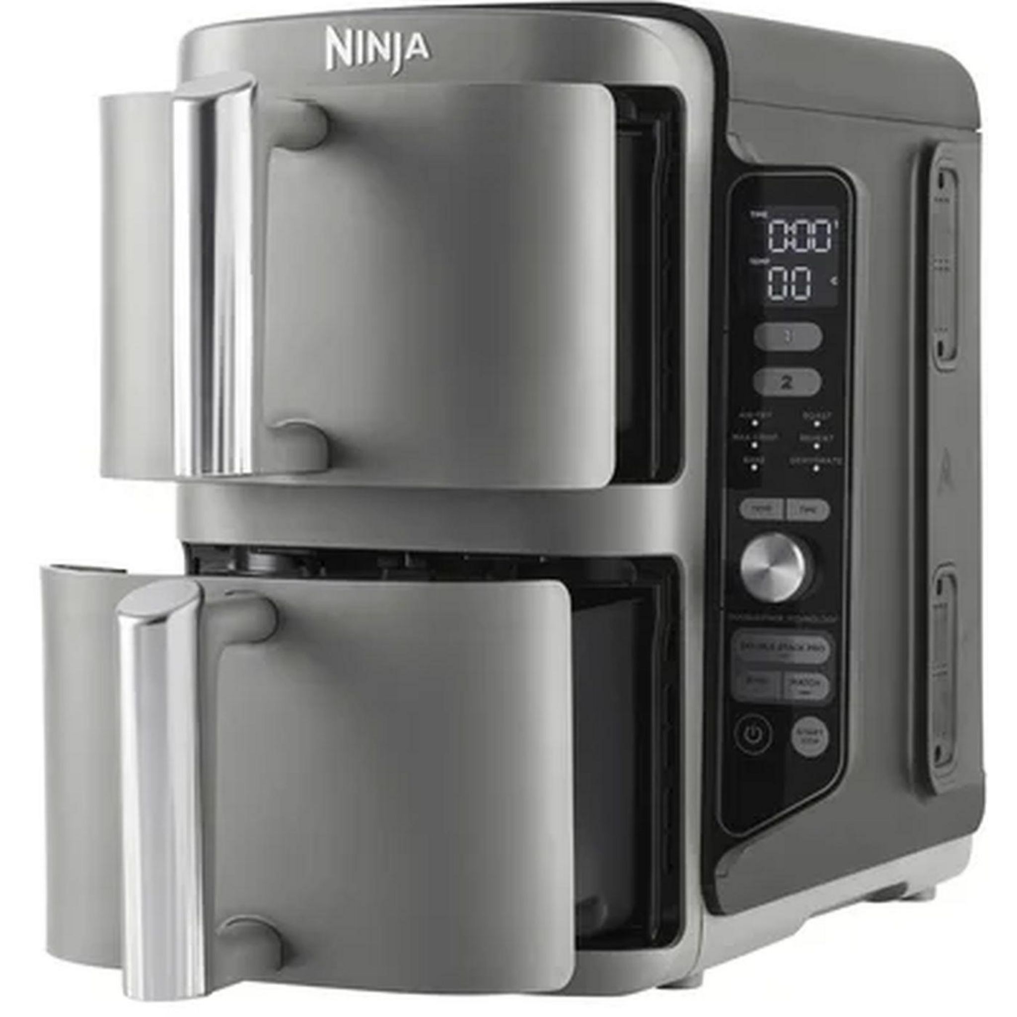 Voir la diapositive 3 : NINJA Friteuse double stack XL SL400EU - Gris