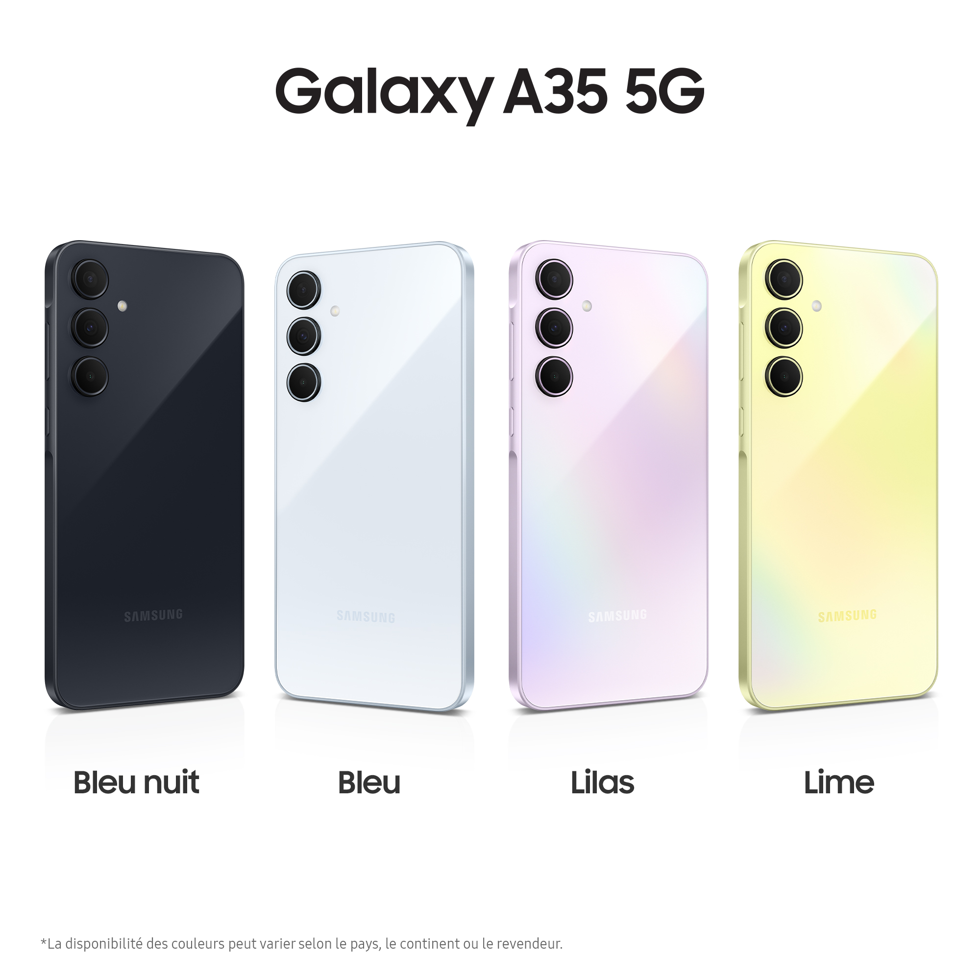 Voir la diapositive 3 : SAMSUNG Galaxy A35 5G 128Go - Bleu Nuit