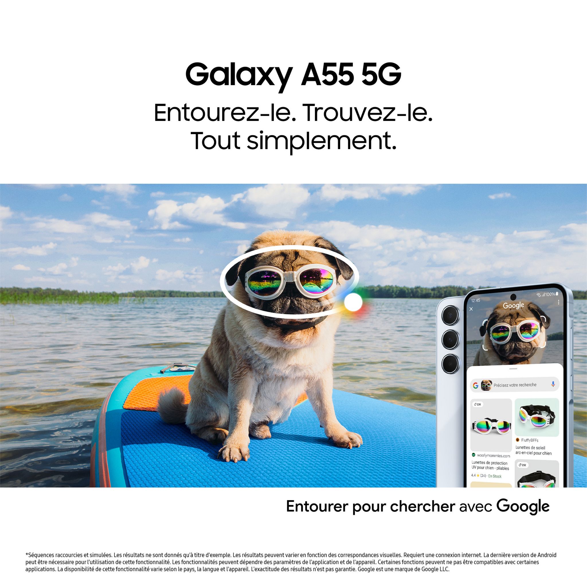 Voir la diapositive 2 : SAMSUNG Galaxy A55 5G 128Go - Lime