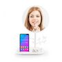Voir la diapositive 3 : YOGHI Miroir de table LED avec porte-bijoux MIZO - Blanc
