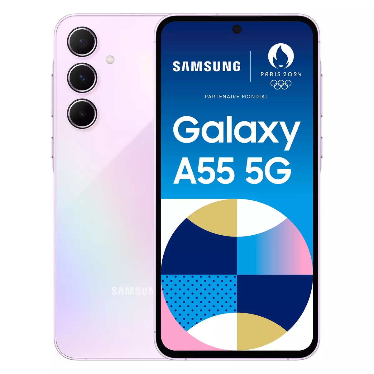 SAMSUNG Galaxy A55 5G 128Go - Lilas