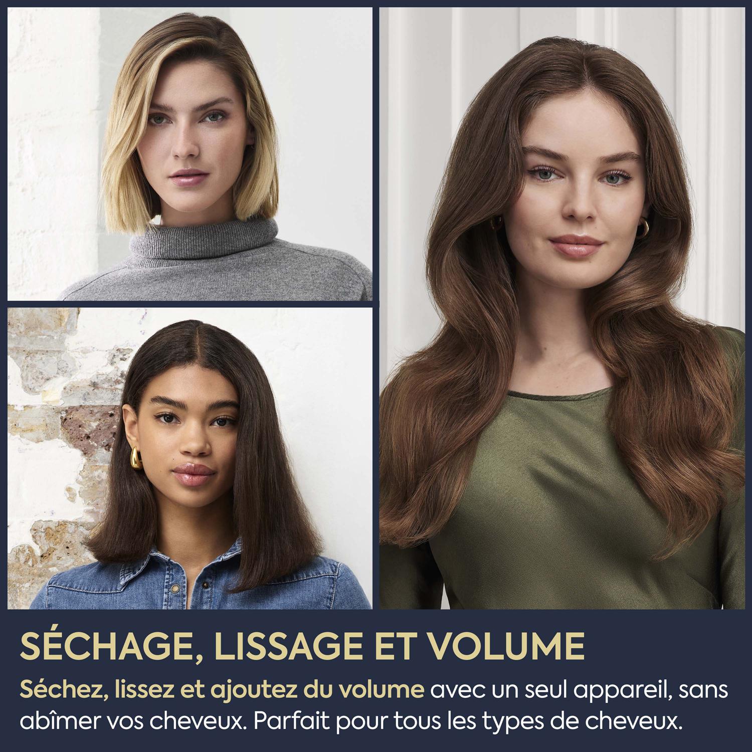 Voir la diapositive 2 : BABYLISS Multistyler Air Wand AS6550E - Bleu